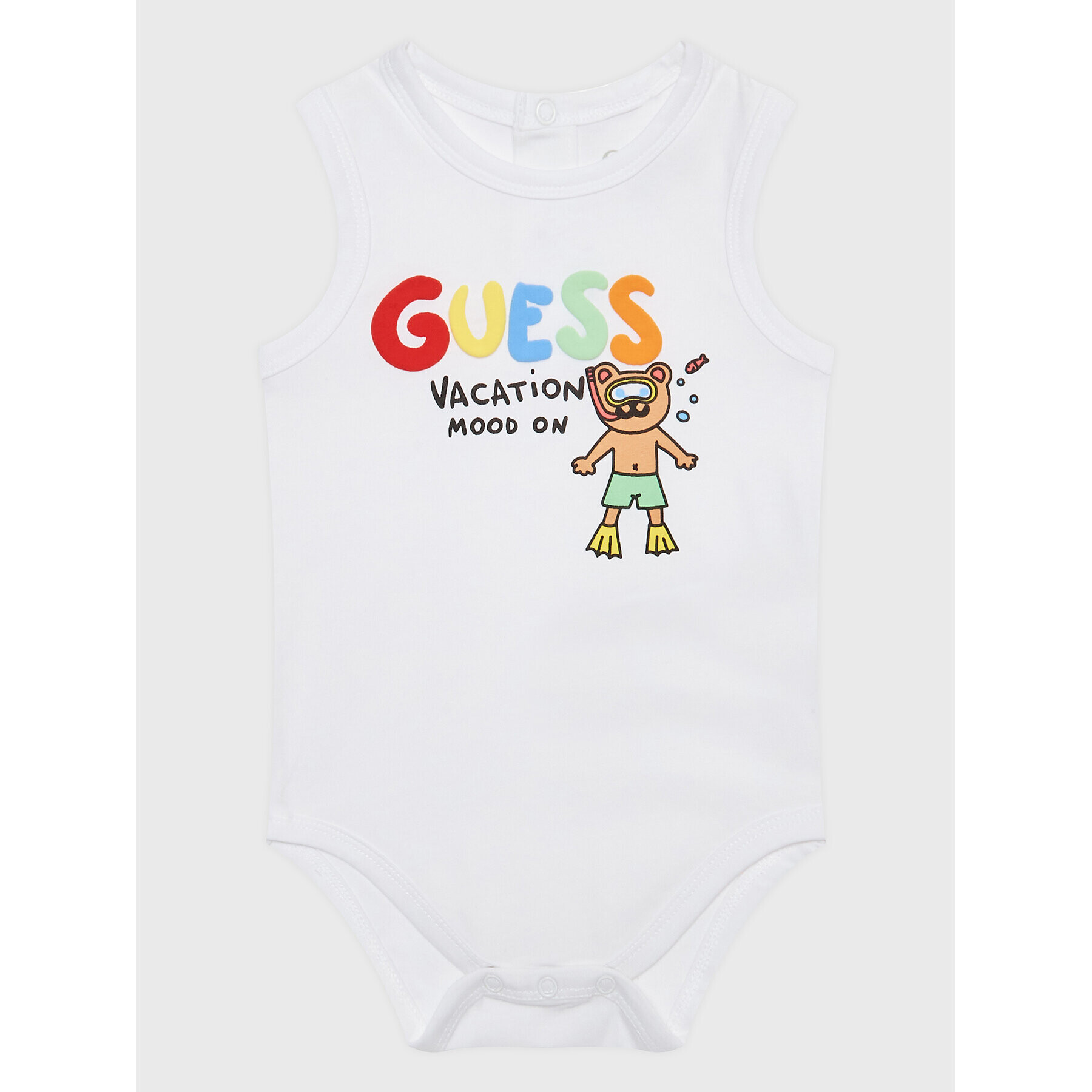 Guess Sada 3 kusů dětského body H3GW06 K6YW1 Barevná Regular Fit - Pepit.cz