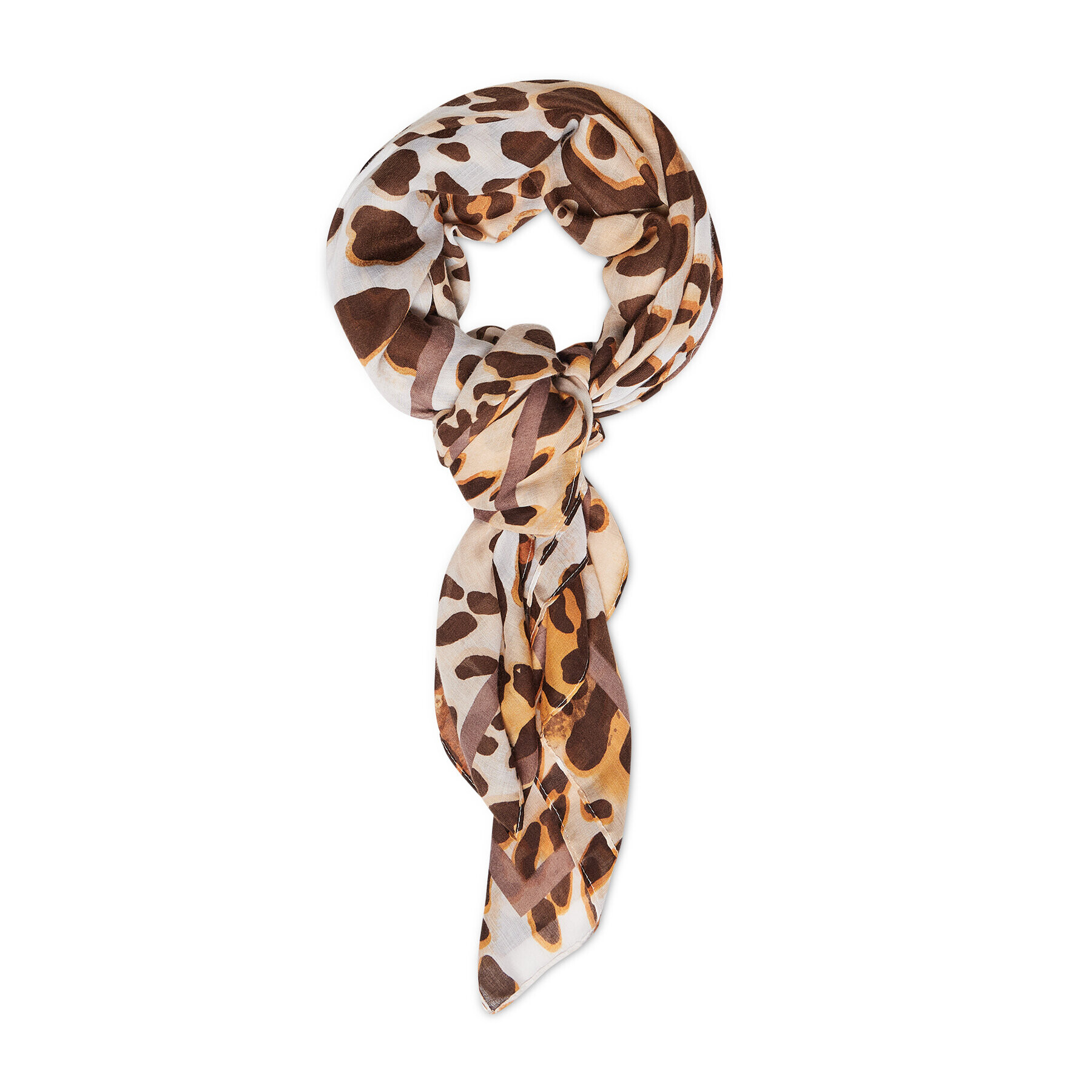 Guess Šál Scarf 80x180 AW8801 POL03 Béžová - Pepit.cz