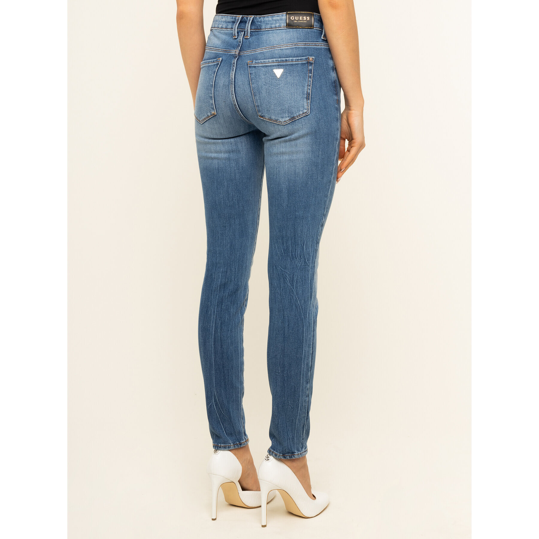 Guess Skinny Fit džíny Annette W01A99 D3XR1 Tmavomodrá Skinny Fit - Pepit.cz