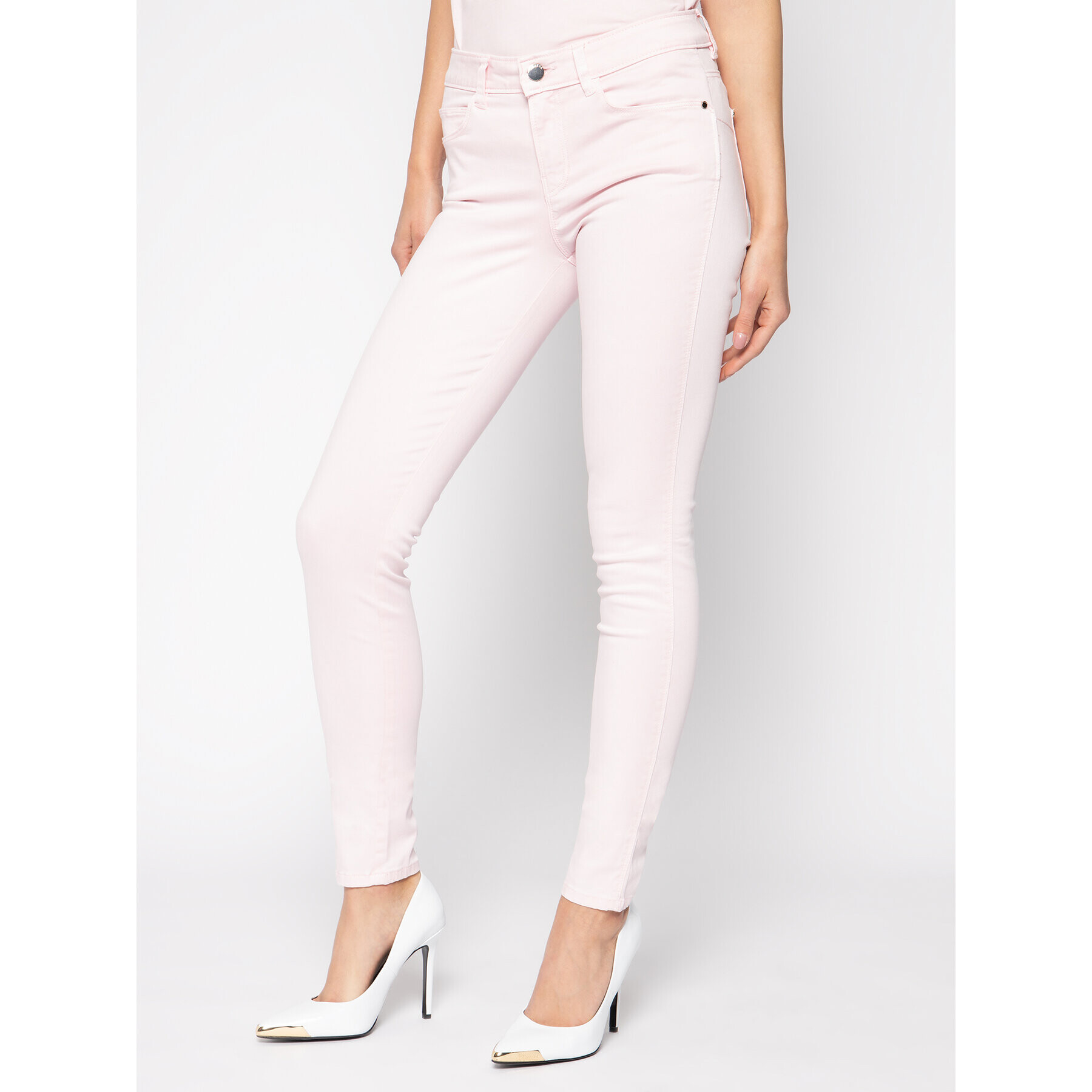 Guess Skinny Fit džíny Curve X W02AJ2 W93C6 Růžová Skinny Fit - Pepit.cz