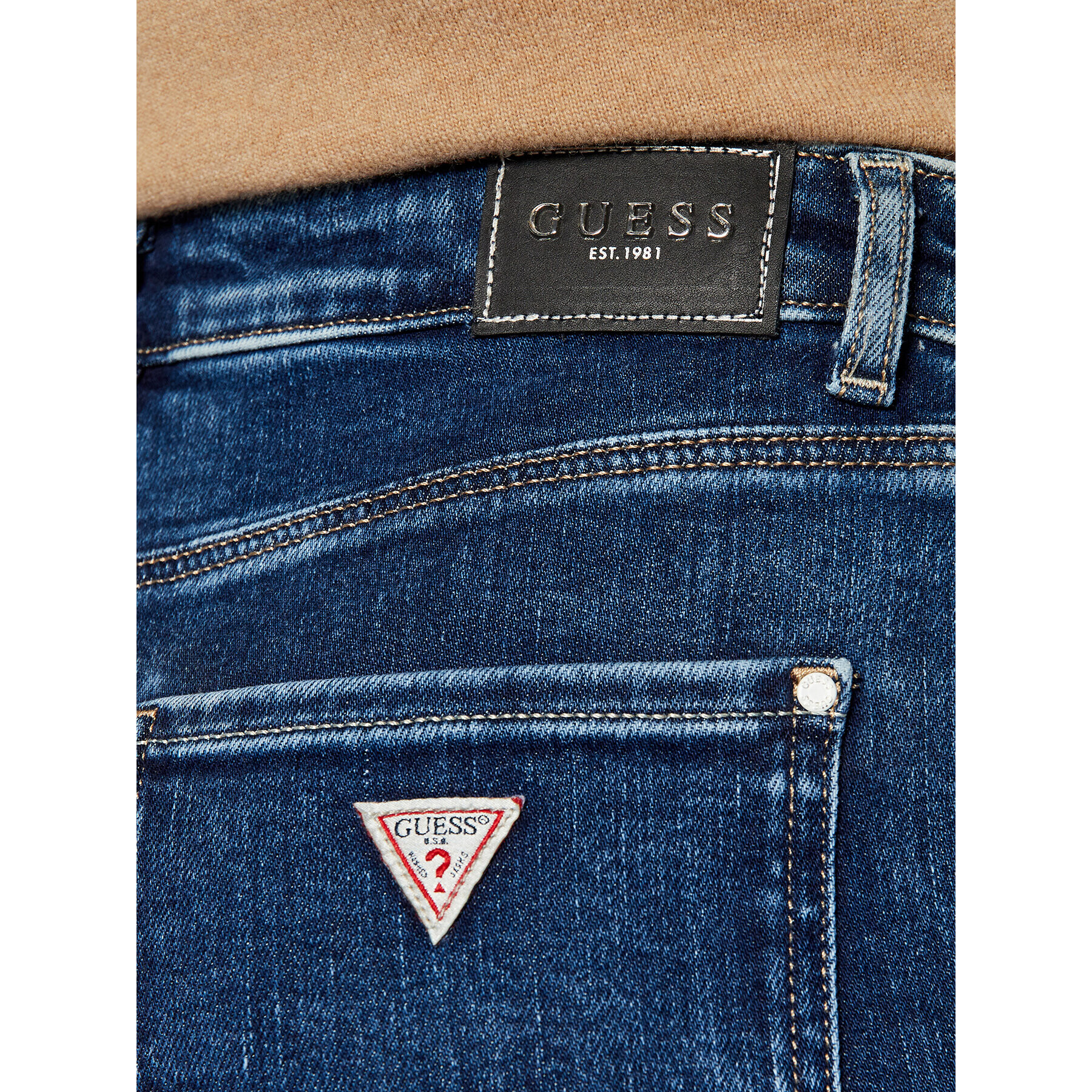 Guess Skinny Fit džíny Lush W1RA95 D4663 Tmavomodrá Skinny Fit - Pepit.cz