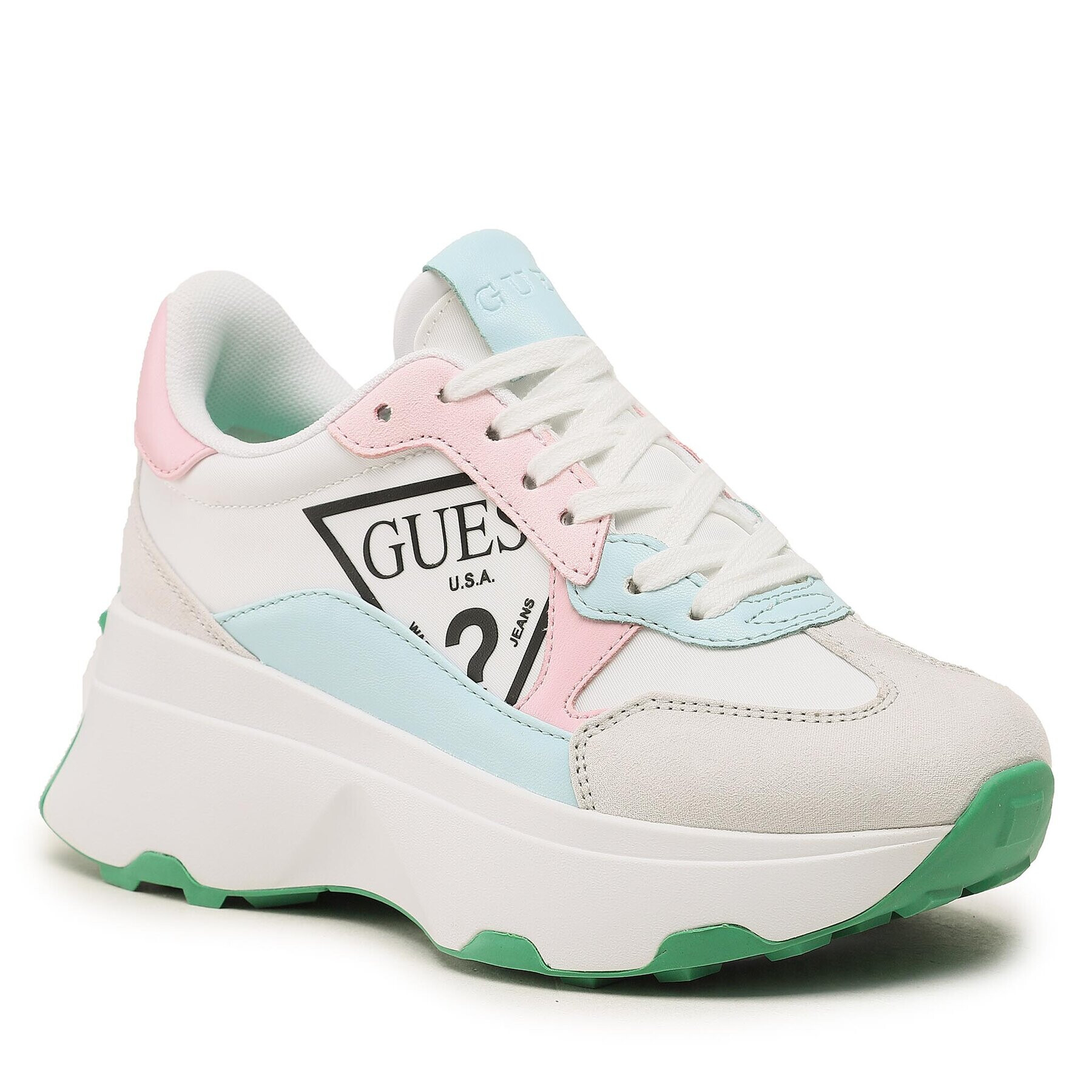 Guess Sneakersy Caleb4 FL7C4B FAB12 Bílá - Pepit.cz