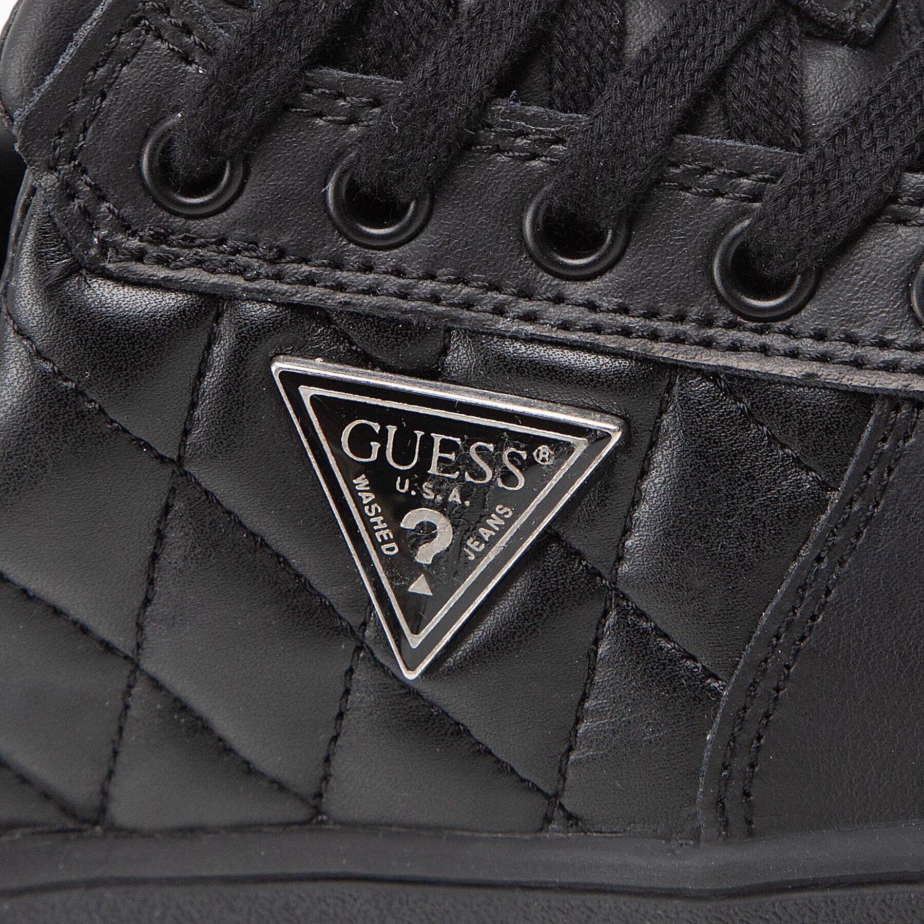 Guess Sneakersy FL8SID LEA12 Černá - Pepit.cz