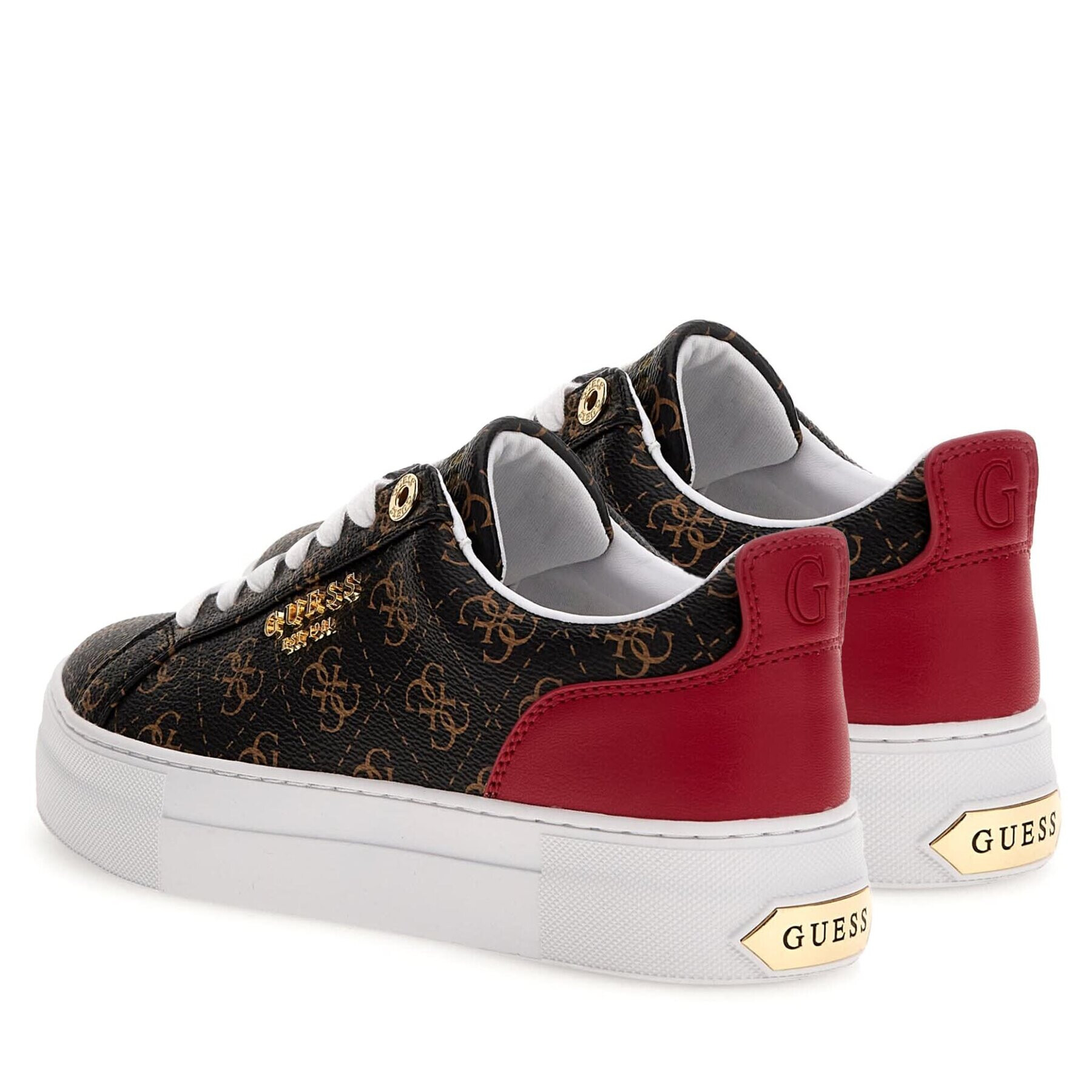 Guess Sneakersy Genza FL8GEA FAL12 Hnědá - Pepit.cz