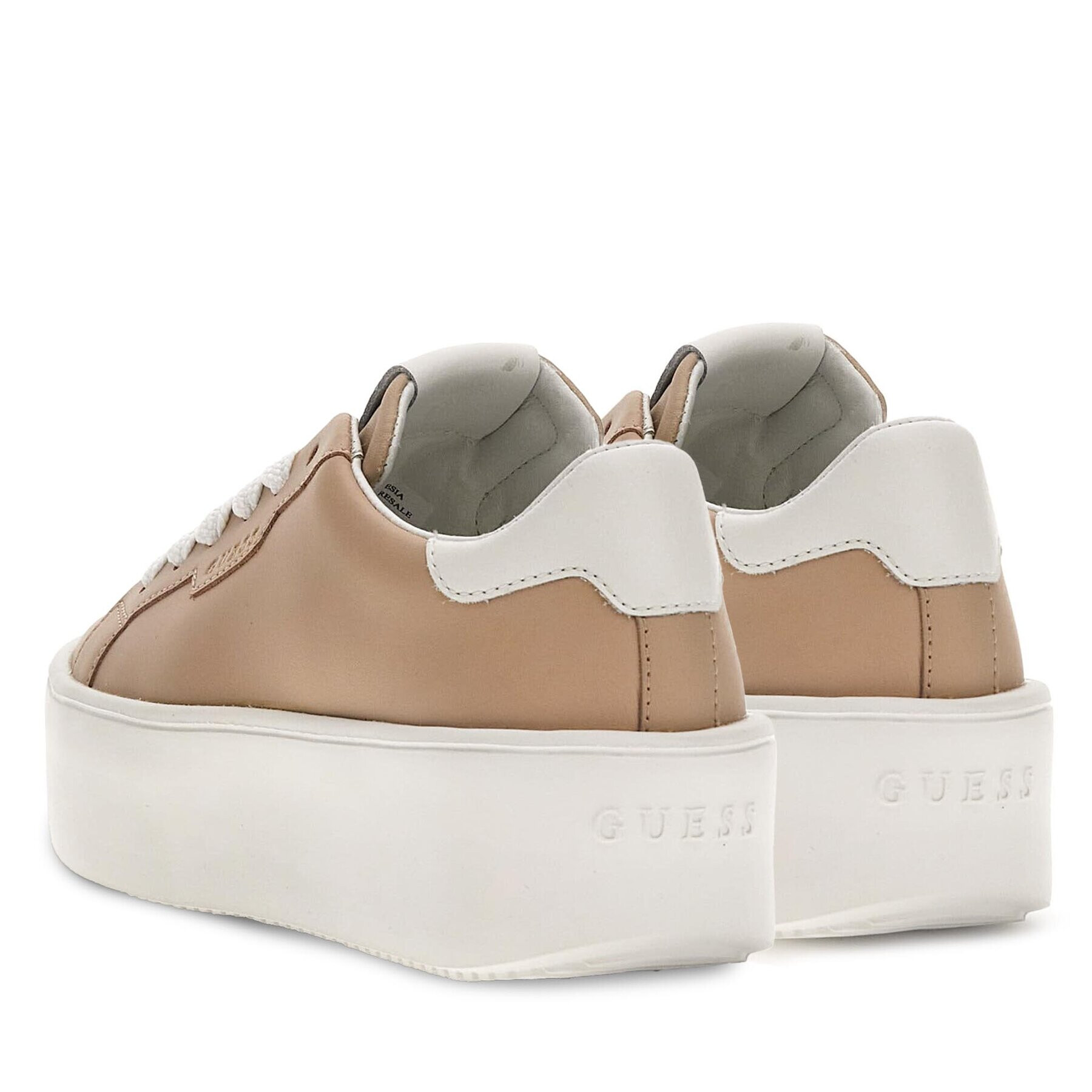 Guess Sneakersy Marilyn FL7MRL LEA12 Béžová - Pepit.cz