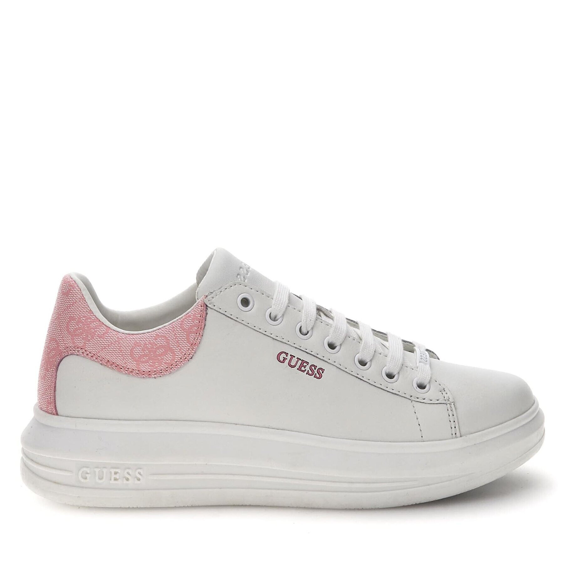 Guess Sneakersy Vibo FL7VIB LEA12 Bílá - Pepit.cz