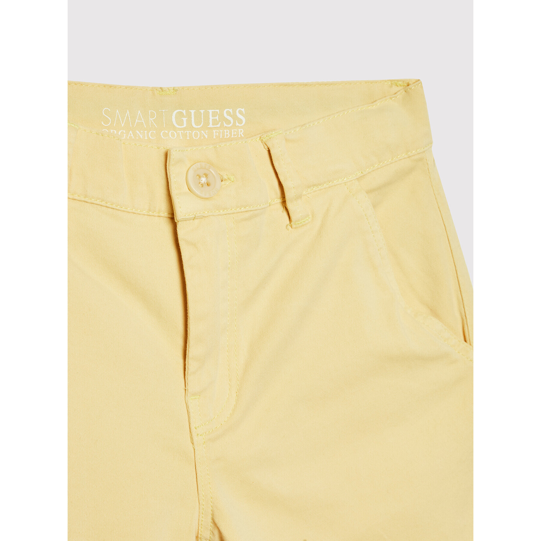 Guess Šortky z materiálu L2RD02 WEHD0 Žlutá Regular Fit - Pepit.cz