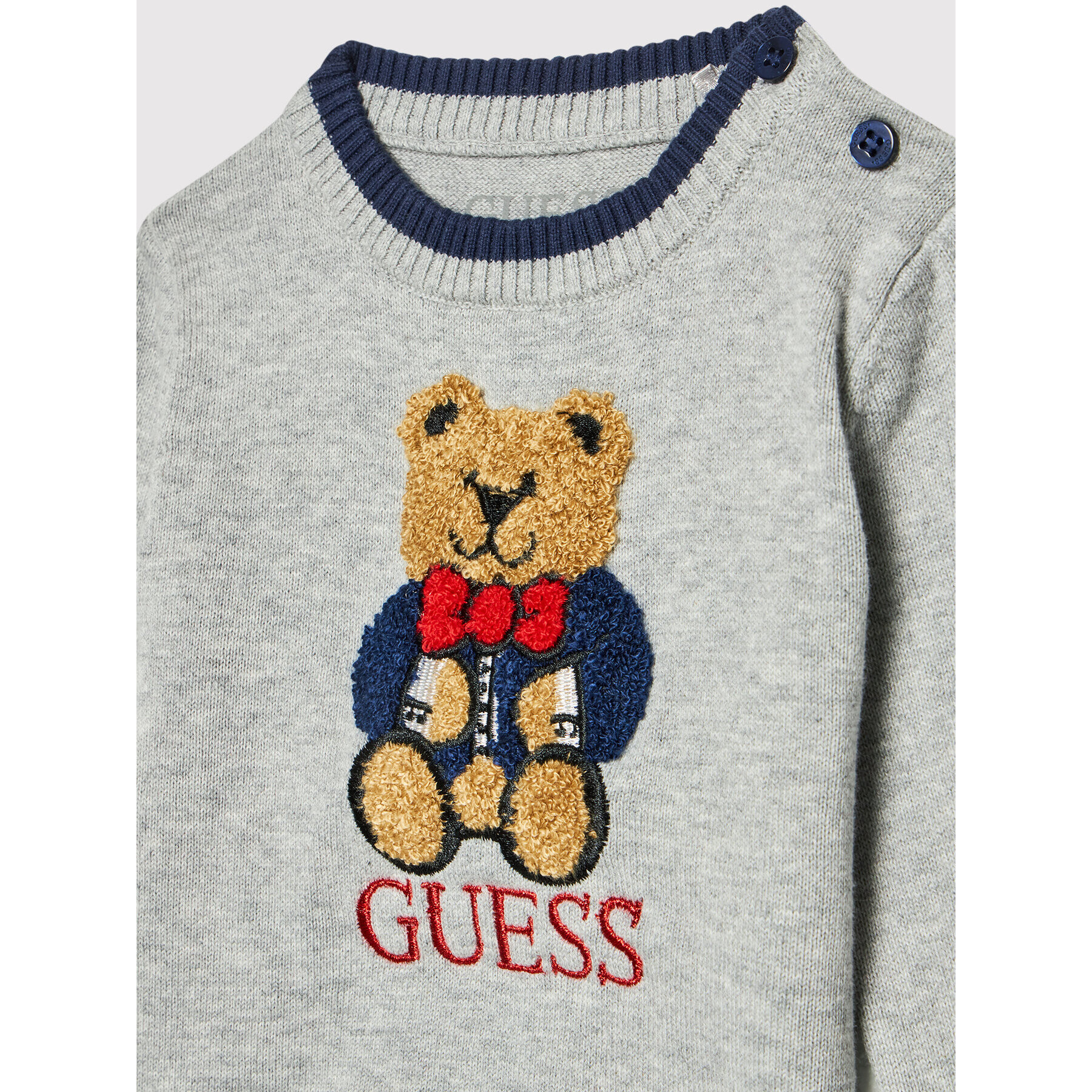 Guess Souprava svetr a kalhoty H1BI03 Z2S40 Šedá Regular Fit - Pepit.cz