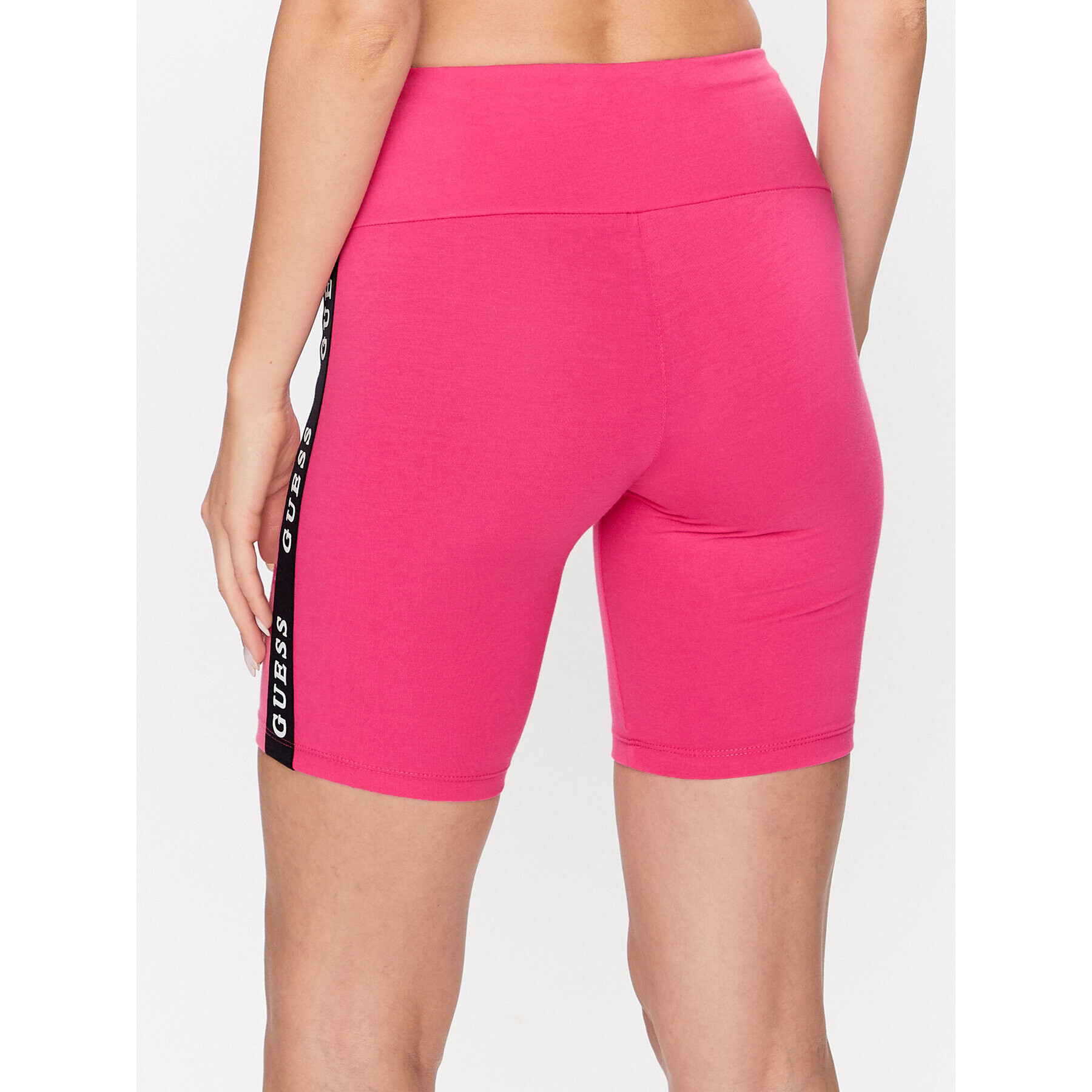 Guess Sportovní kraťasy Aline V2YD12 KABR0 Růžová Super Skinny Fit - Pepit.cz