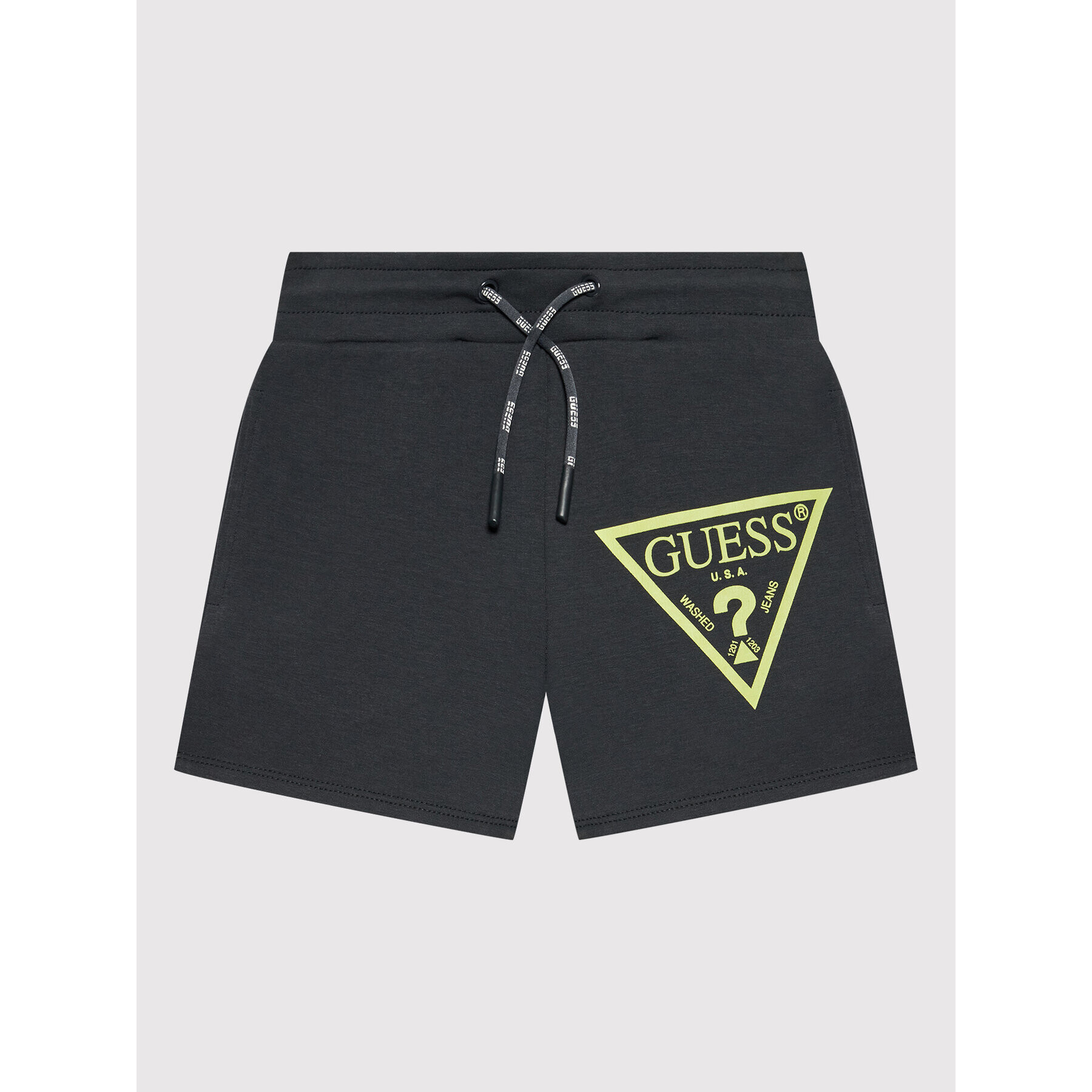 Guess Sportovní kraťasy J2RD08 KAMN2 Černá Regular Fit - Pepit.cz