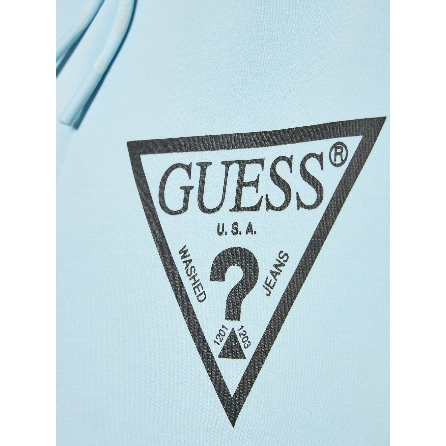 Guess Sportovní kraťasy J2RD08 KAMN2 Modrá Regular Fit - Pepit.cz