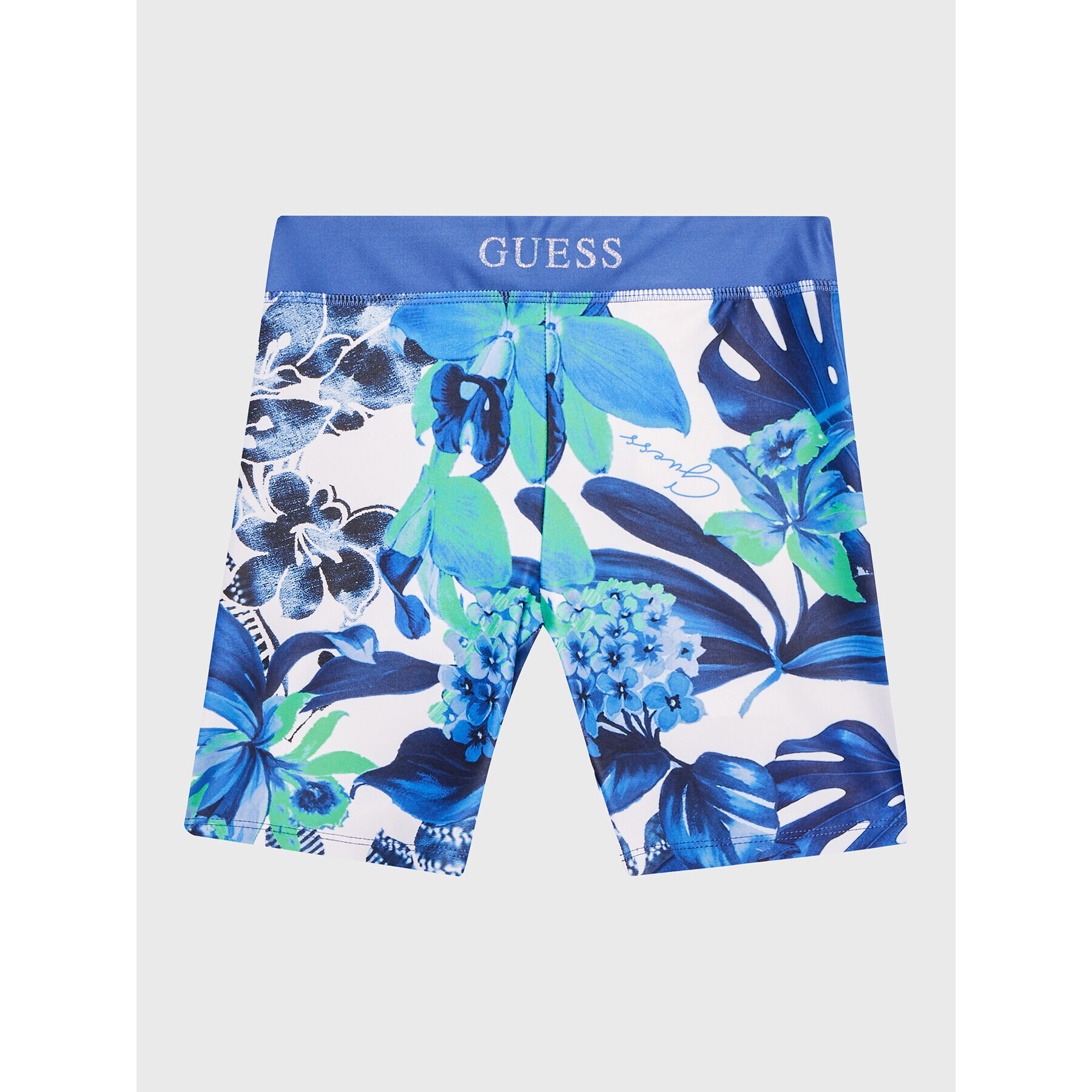 Guess Sportovní kraťasy J3GD09 MC01P Modrá Regular Fit - Pepit.cz