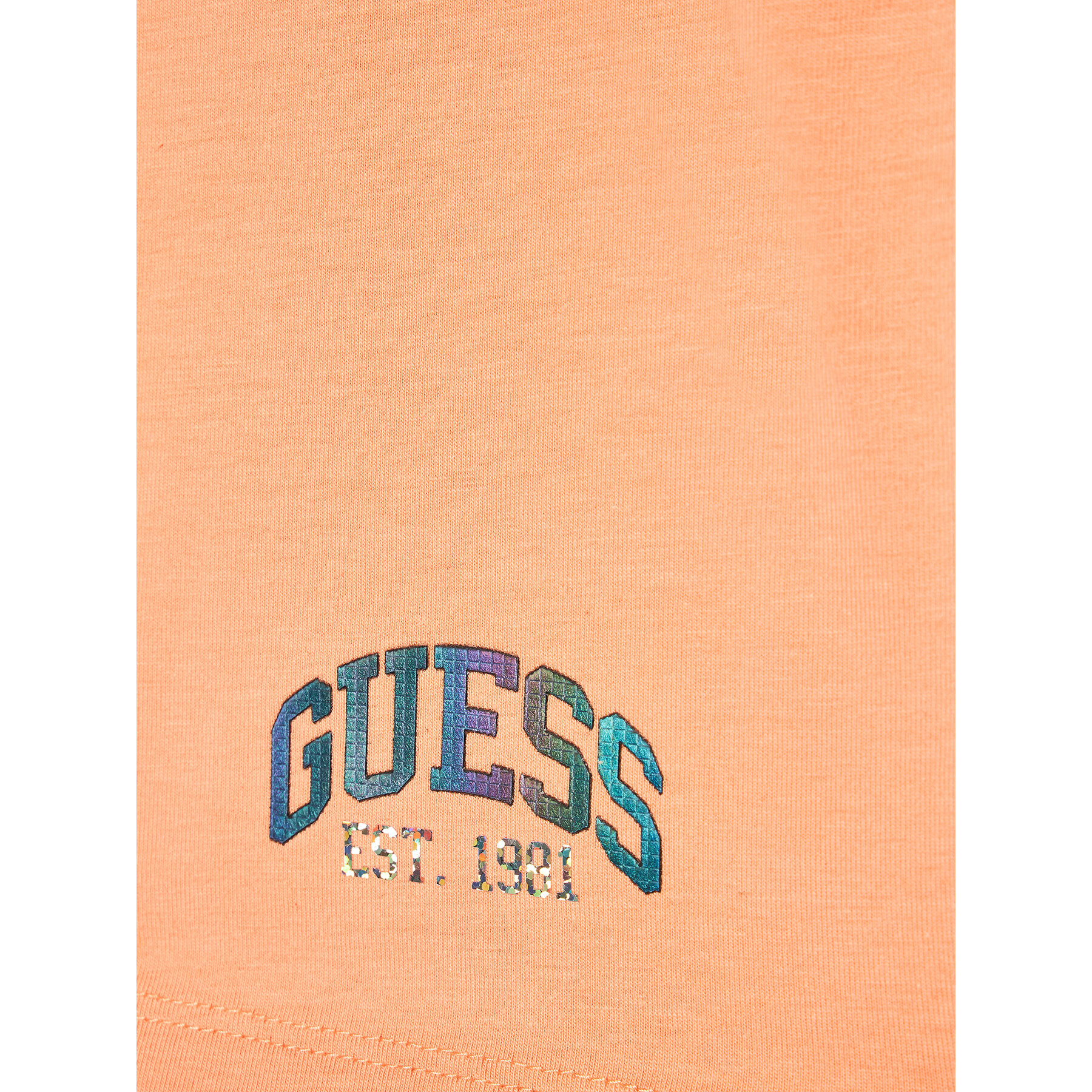 Guess Sportovní kraťasy J3RD09 J1311 Oranžová Slim Fit - Pepit.cz