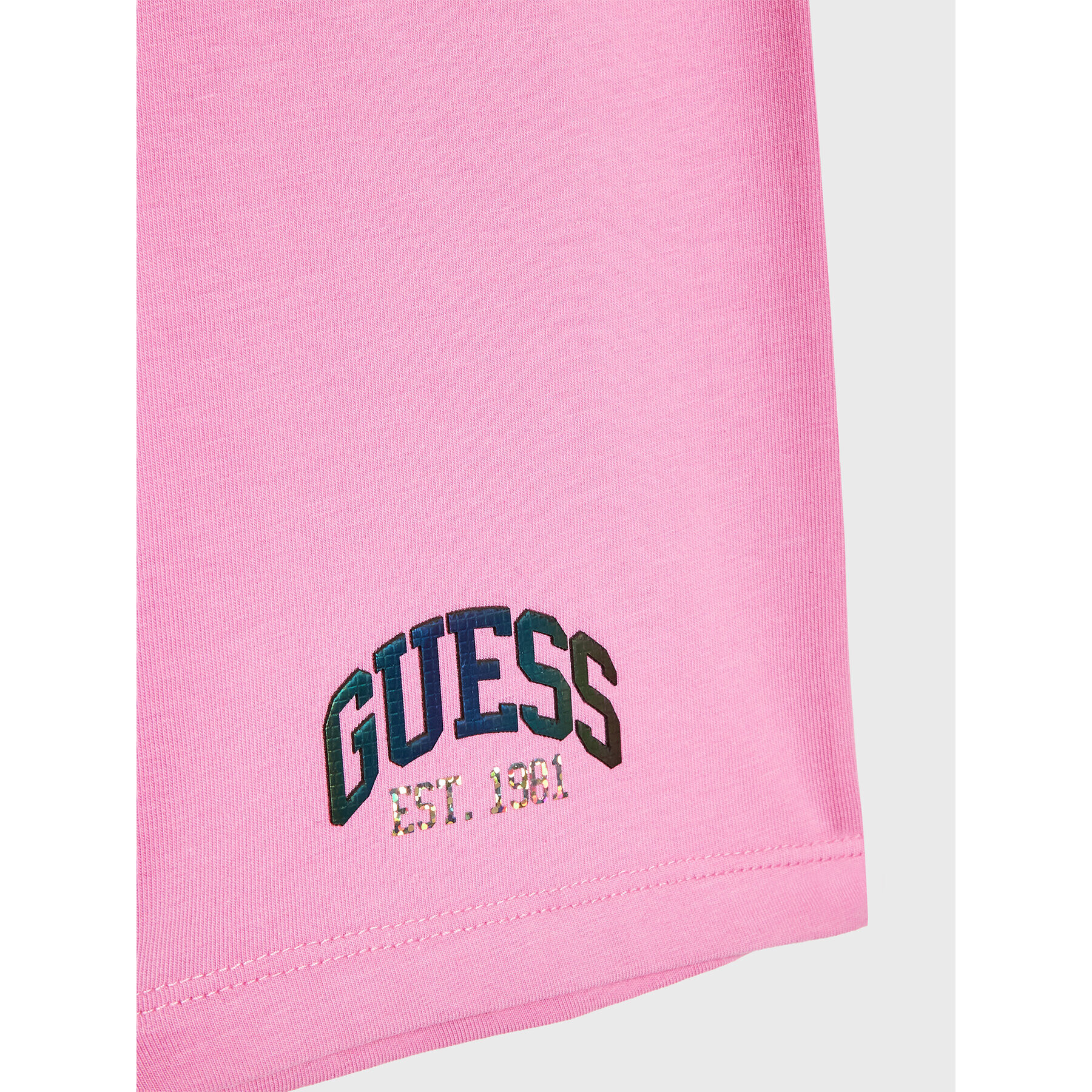 Guess Sportovní kraťasy K3RD02 J1311 Růžová Slim Fit - Pepit.cz