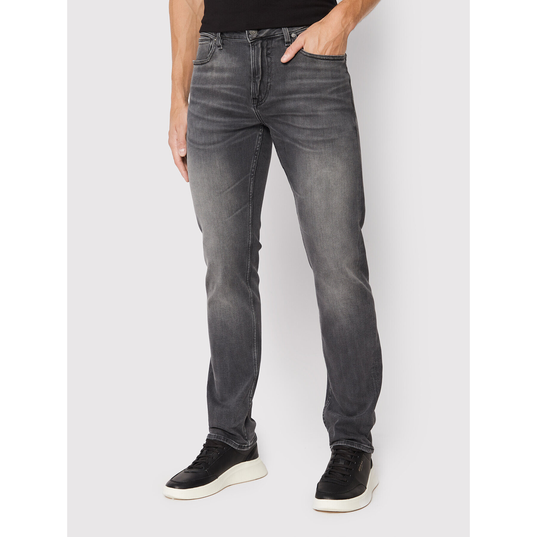 Guess Svetr Angeles M2YAN2 D4Q52 Šedá Slim Fit - Pepit.cz