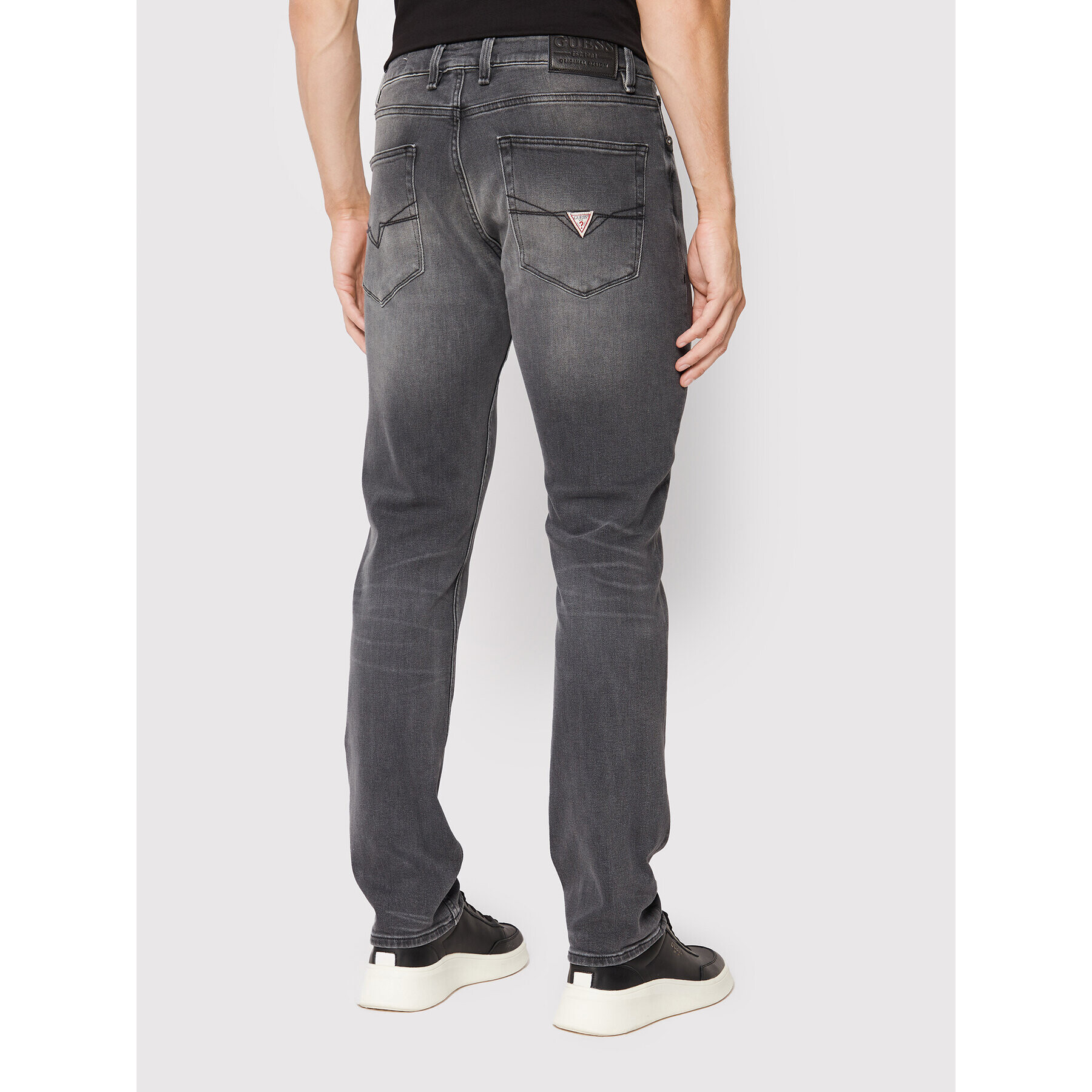 Guess Svetr Angeles M2YAN2 D4Q52 Šedá Slim Fit - Pepit.cz