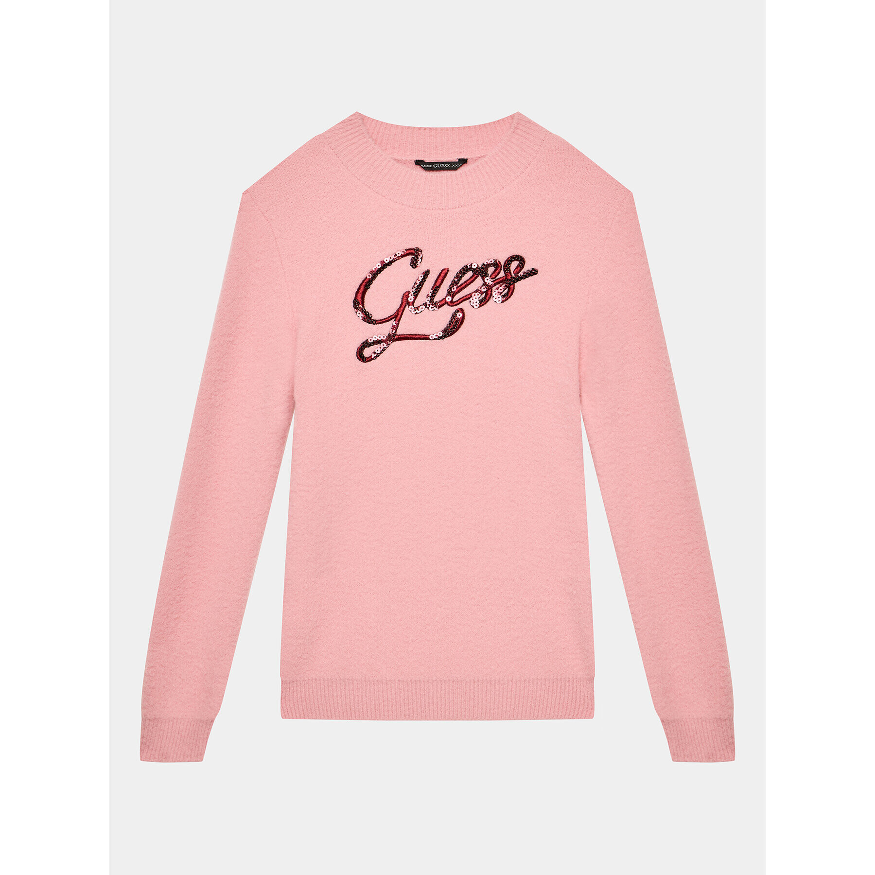 Guess Svetr J3BR06 Z2YA0 Růžová Regular Fit - Pepit.cz