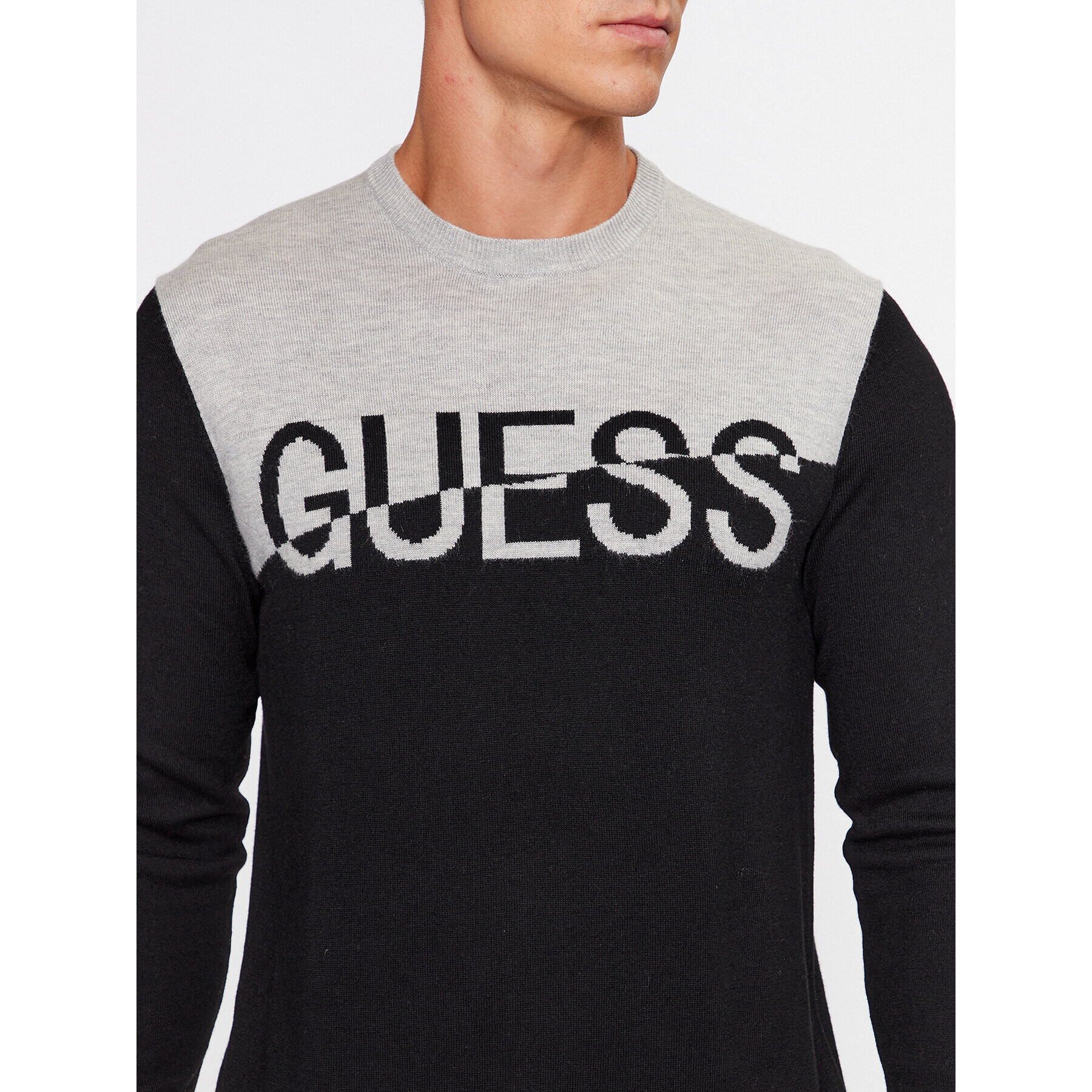 Guess Svetr M3BR09 Z3052 Černá Regular Fit - Pepit.cz