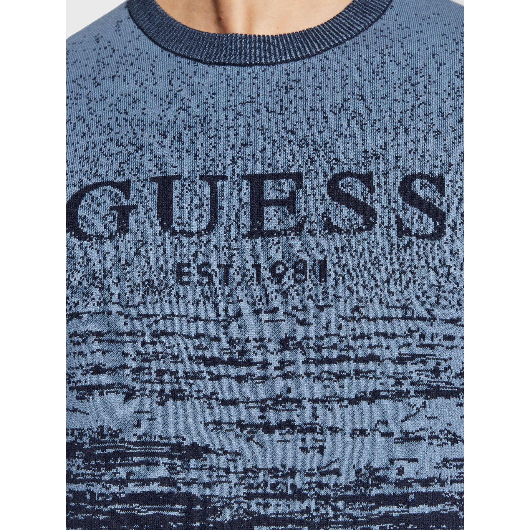 Guess Svetr M3RR19 Z33Z1 Tmavomodrá Regular Fit - Pepit.cz