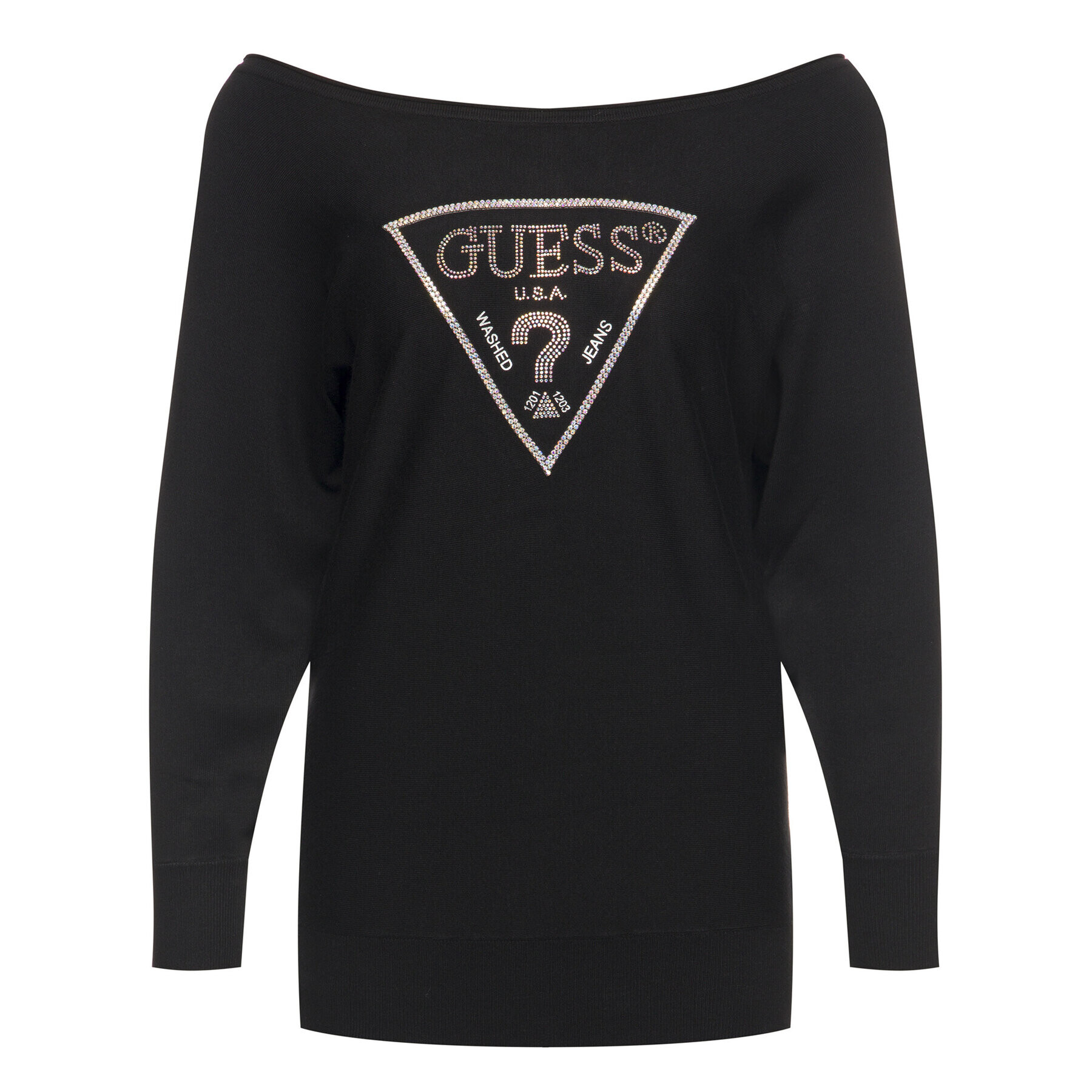 Guess Svetr Nadine W01R94 Z2760 Černá Regular Fit - Pepit.cz