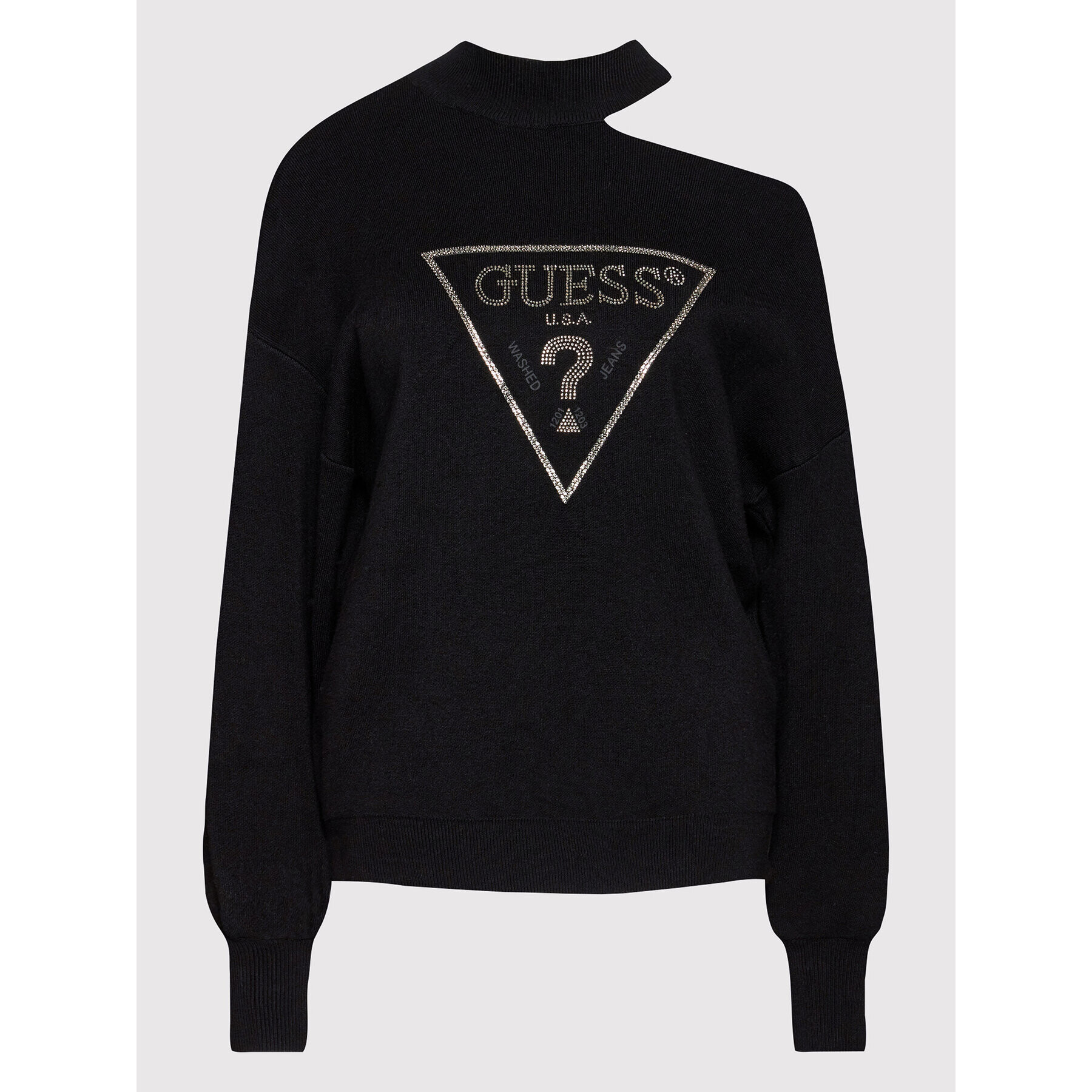 Guess Svetr W2RR18 Z26I0 Černá Relaxed Fit - Pepit.cz