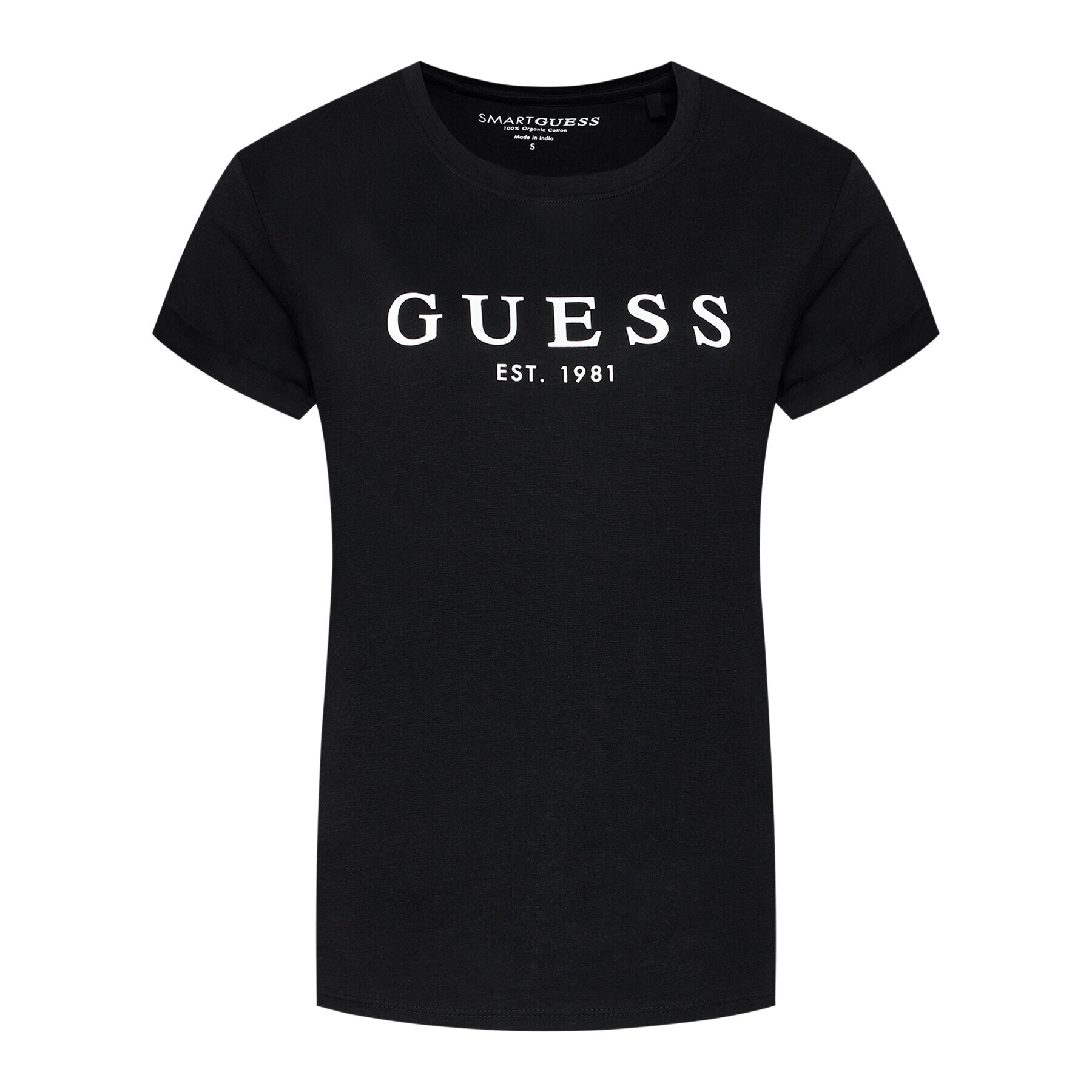 Guess T-Shirt 1981 W0GI69 R8G01 Černá Regular Fit - Pepit.cz