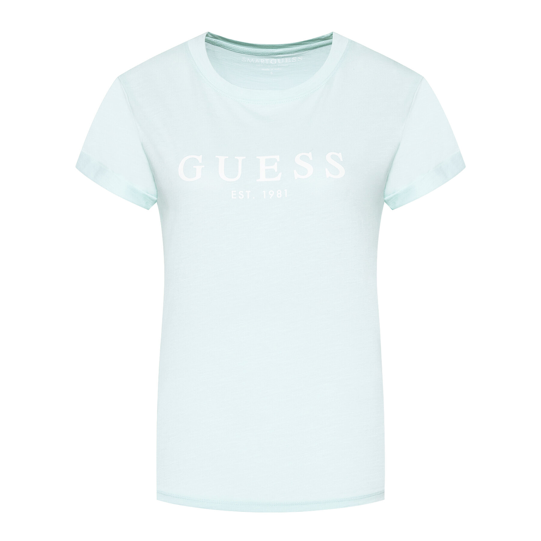 Guess T-Shirt 1981 W0GI69 R8G01 Modrá Regular Fit - Pepit.cz