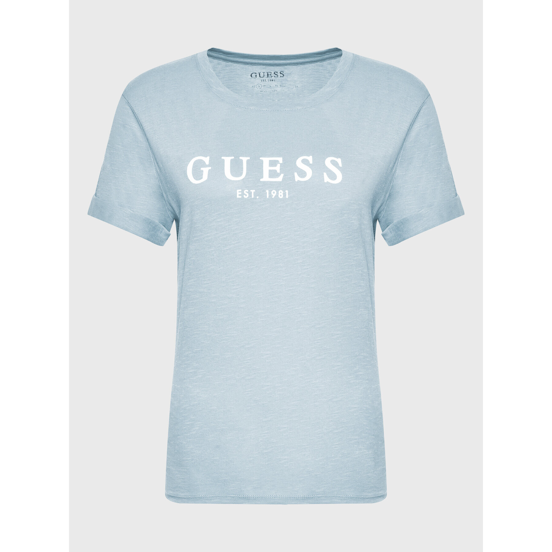 Guess T-Shirt 1981 W2BI68 K8G01 Modrá Regular Fit - Pepit.cz