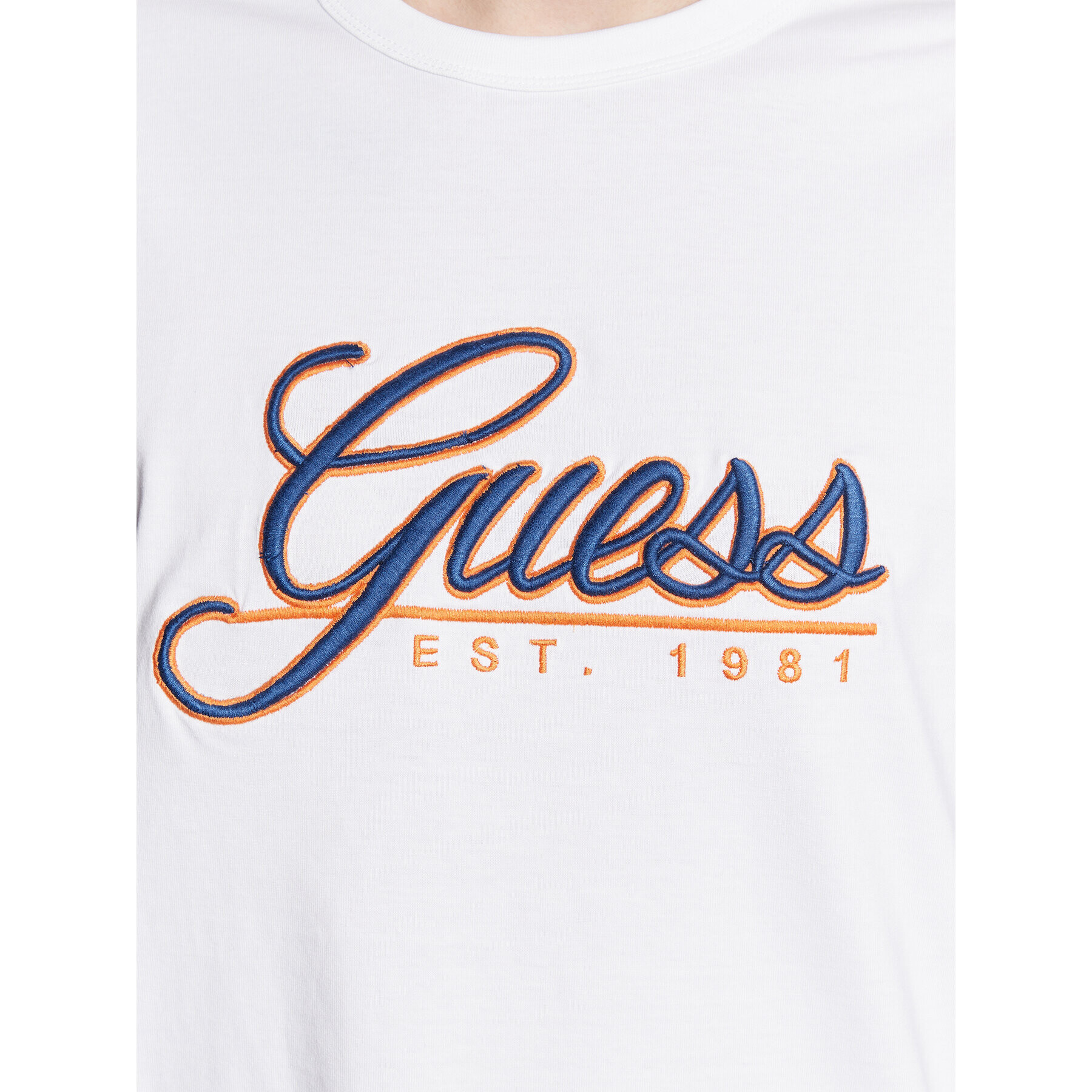 Guess T-Shirt 3D Embro M3GI25 K8FQ4 Bílá Regular Fit - Pepit.cz