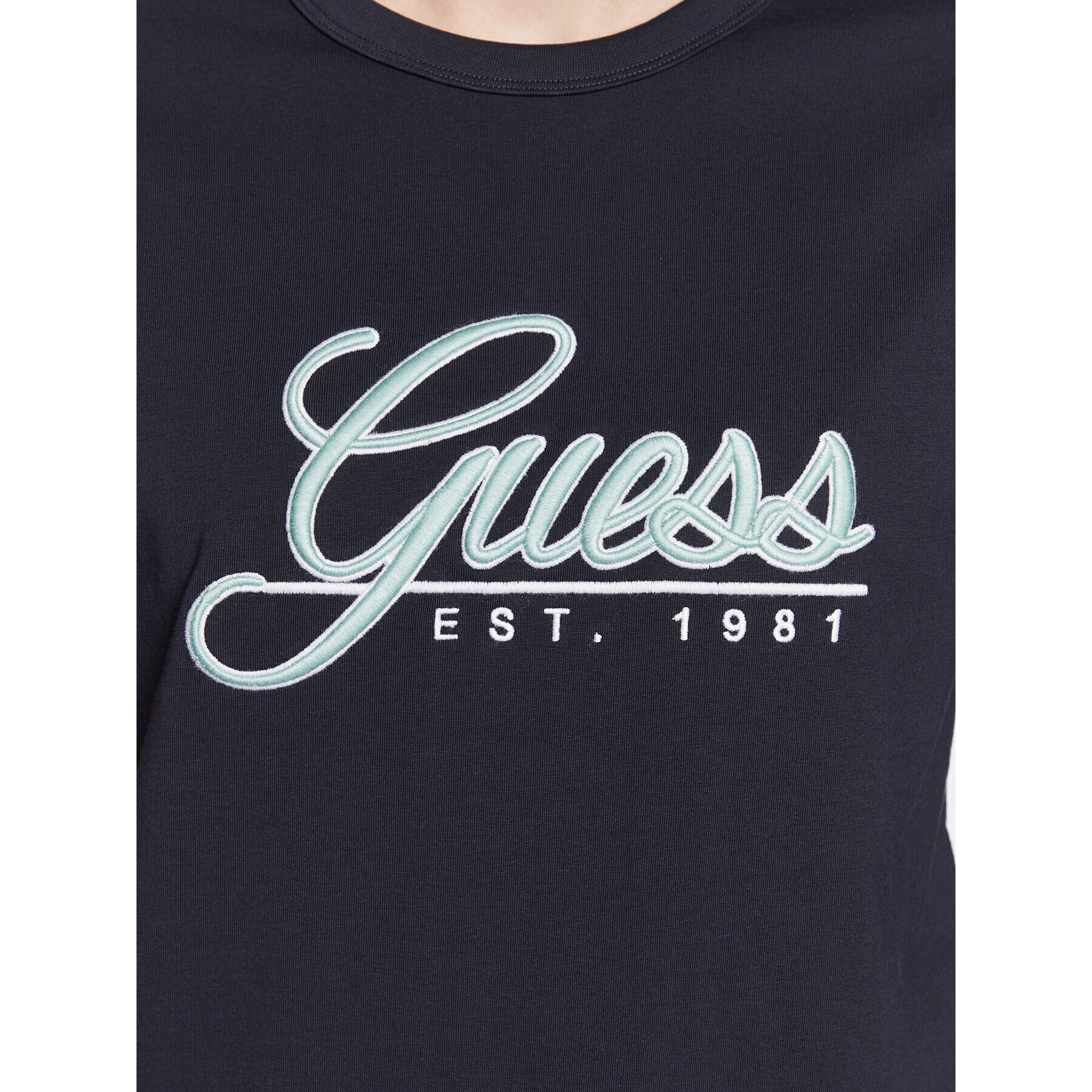 Guess T-Shirt 3D Embro M3GI25 K8FQ4 Tmavomodrá Regular Fit - Pepit.cz