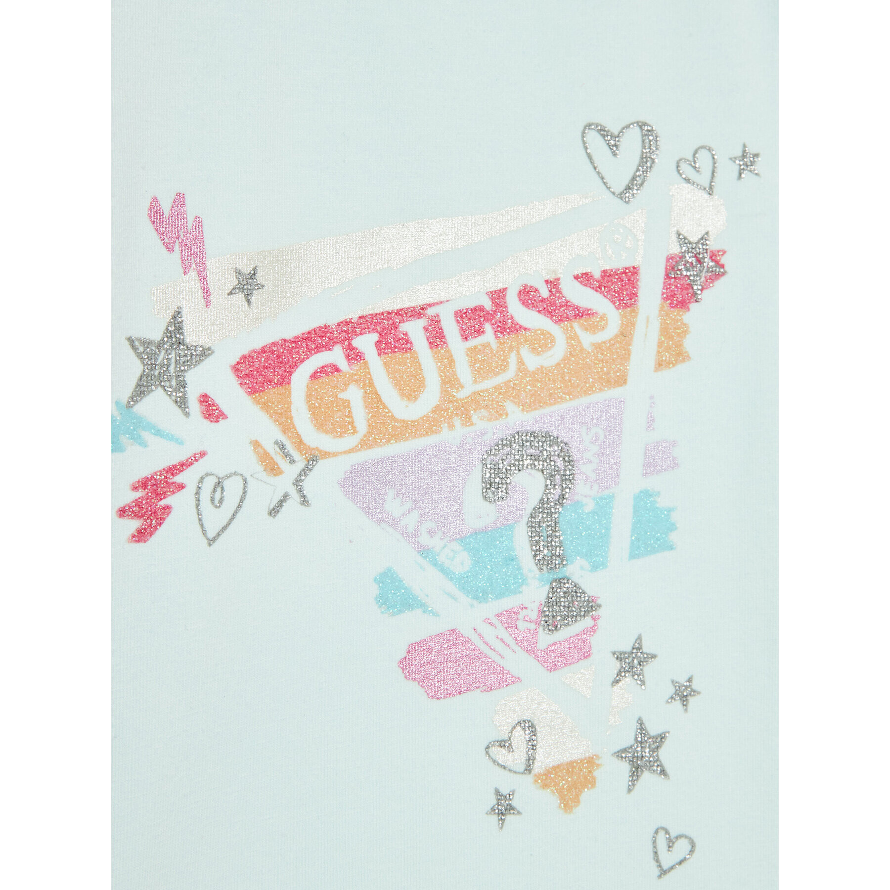 Guess T-Shirt A3RI00 K6YW3 Modrá Regular Fit - Pepit.cz