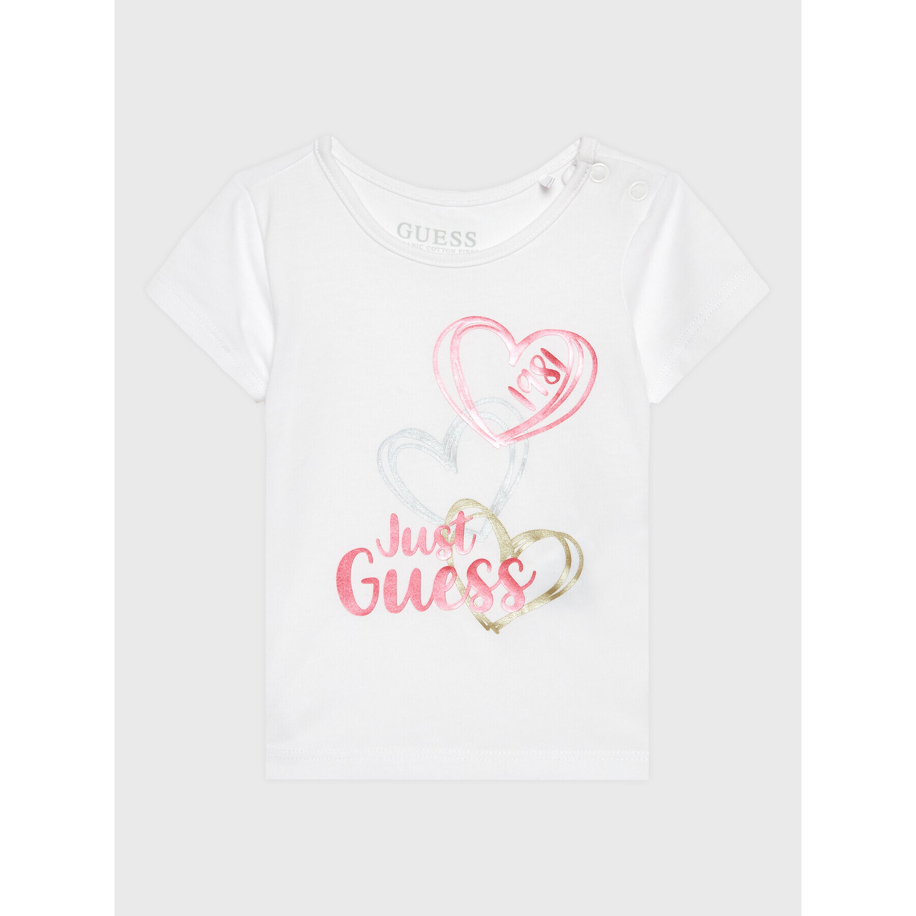 Guess T-Shirt A3RI01 K6YW1 Bílá Regular Fit - Pepit.cz