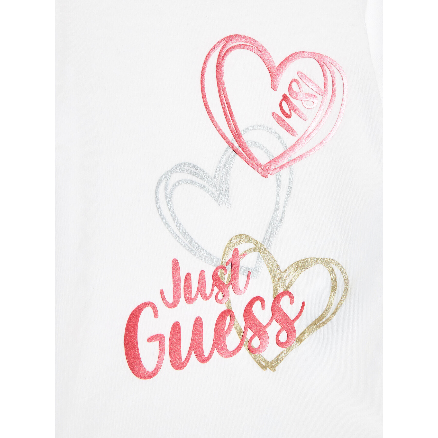 Guess T-Shirt A3RI01 K6YW1 Bílá Regular Fit - Pepit.cz