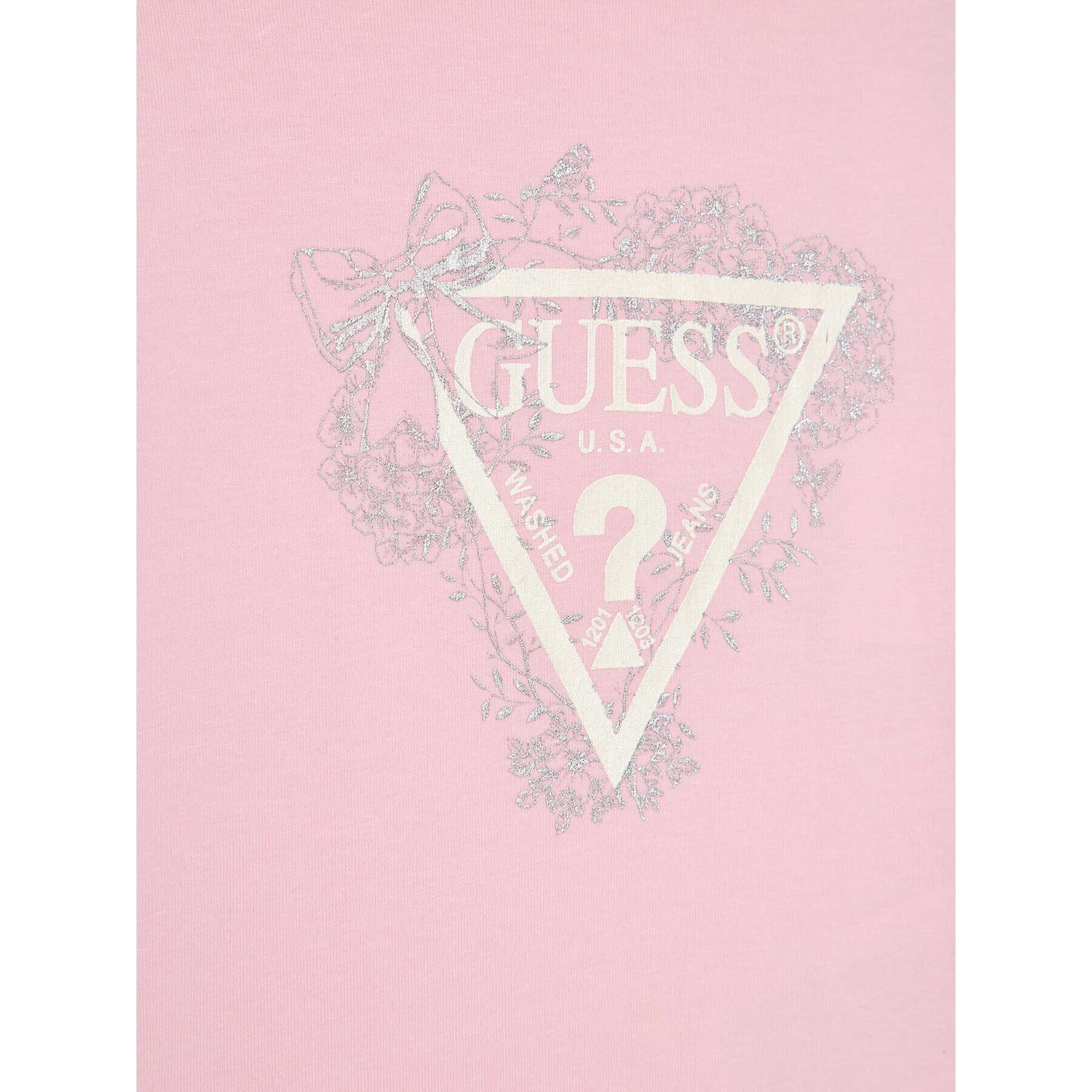 Guess T-Shirt A3RI02 K6YW1 Fialová Regular Fit - Pepit.cz