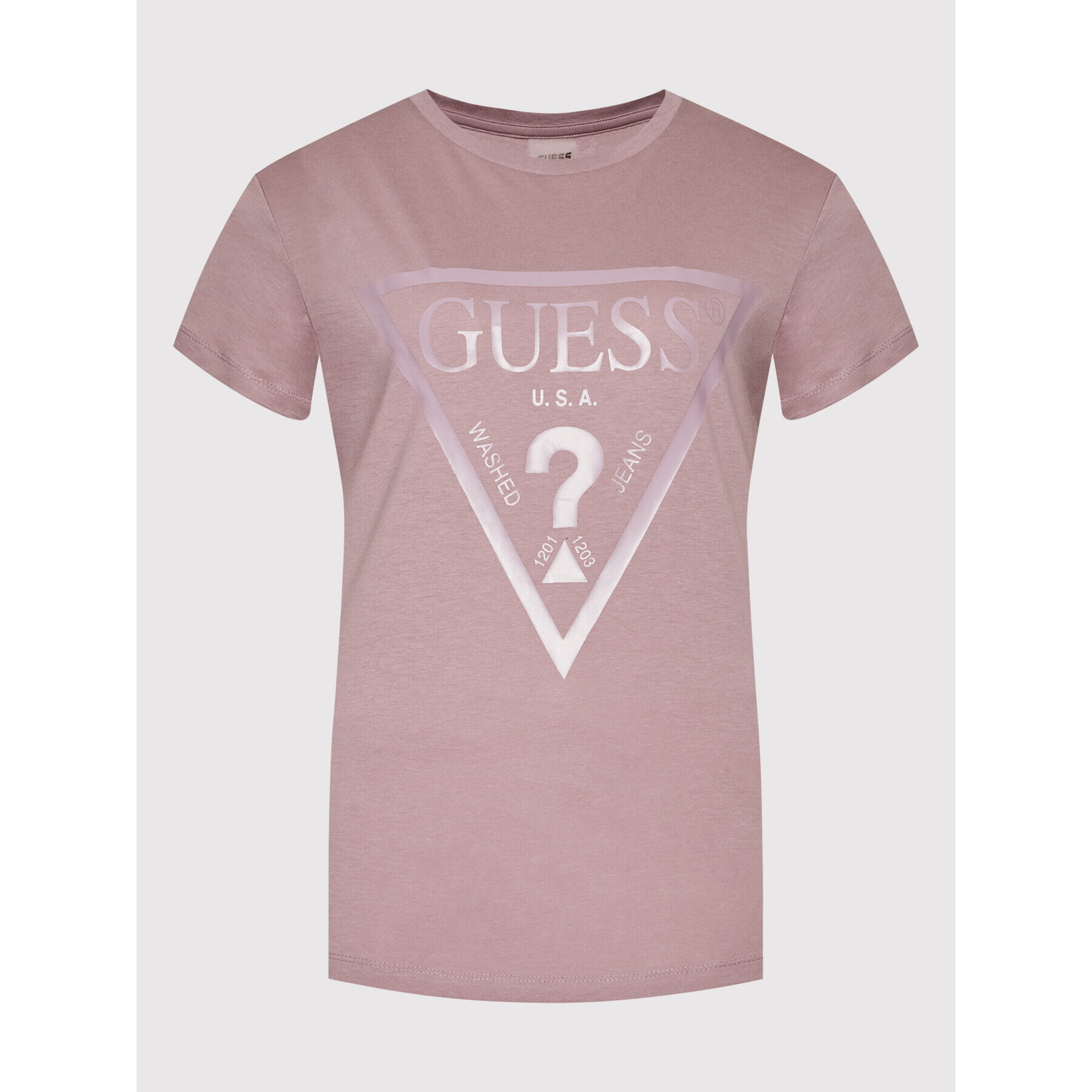 Guess T-Shirt Adele V2YI07 K8HM0 Růžová Regular Fit - Pepit.cz