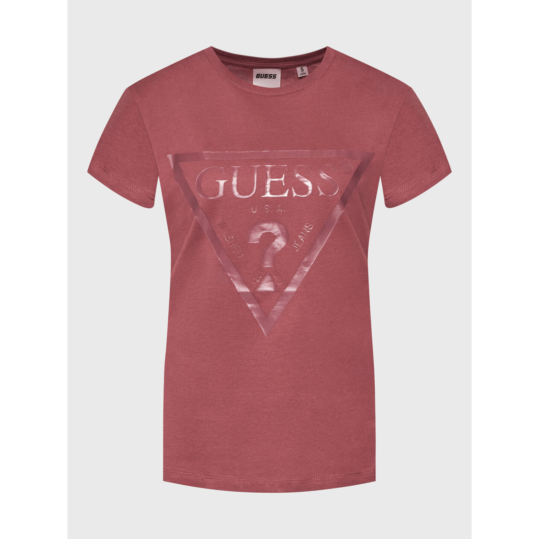 Guess T-Shirt Adele V2YI07 K8HM0 Růžová Regular Fit - Pepit.cz