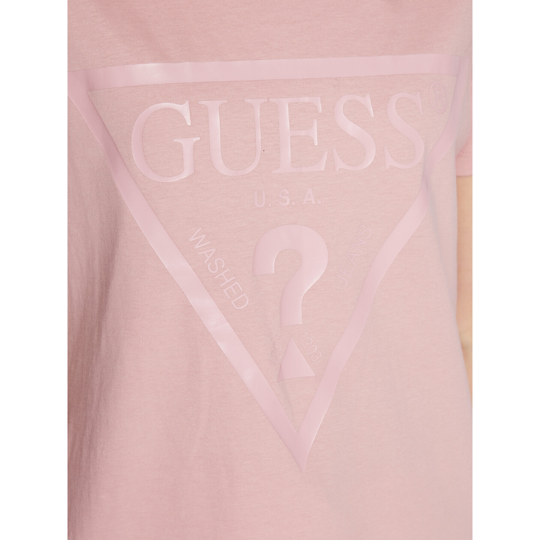 Guess T-Shirt Adele V2YI07 K8HM0 Růžová Regular Fit - Pepit.cz