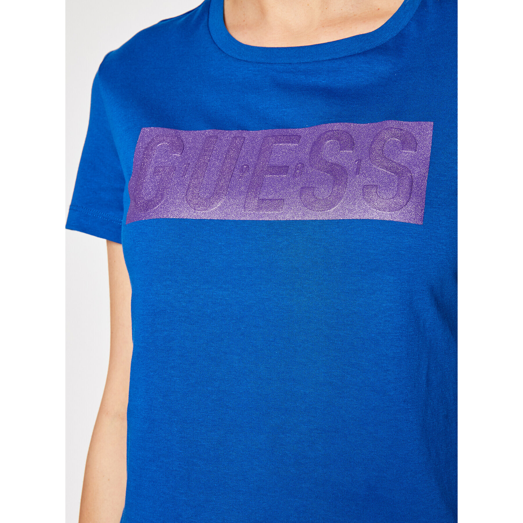 Guess T-Shirt Adria W1RI05 JA900 Modrá Regular Fit - Pepit.cz