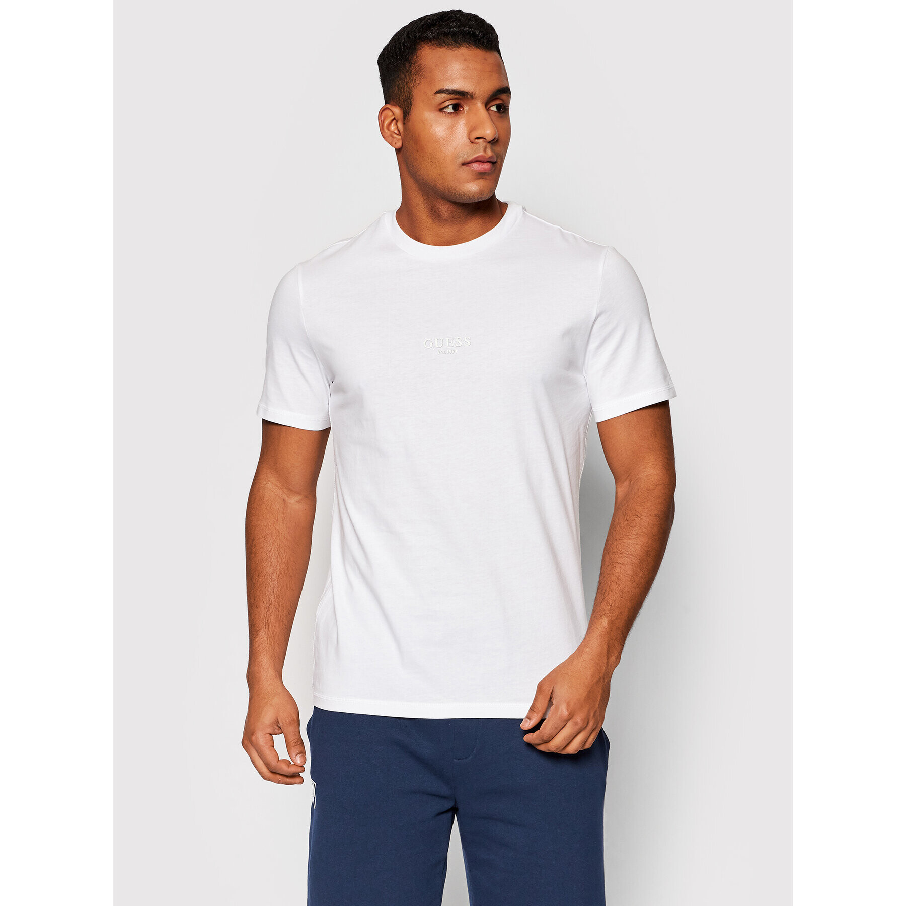 Guess T-Shirt Aidy M2GI10 I3Z11 Bílá Slim Fit - Pepit.cz