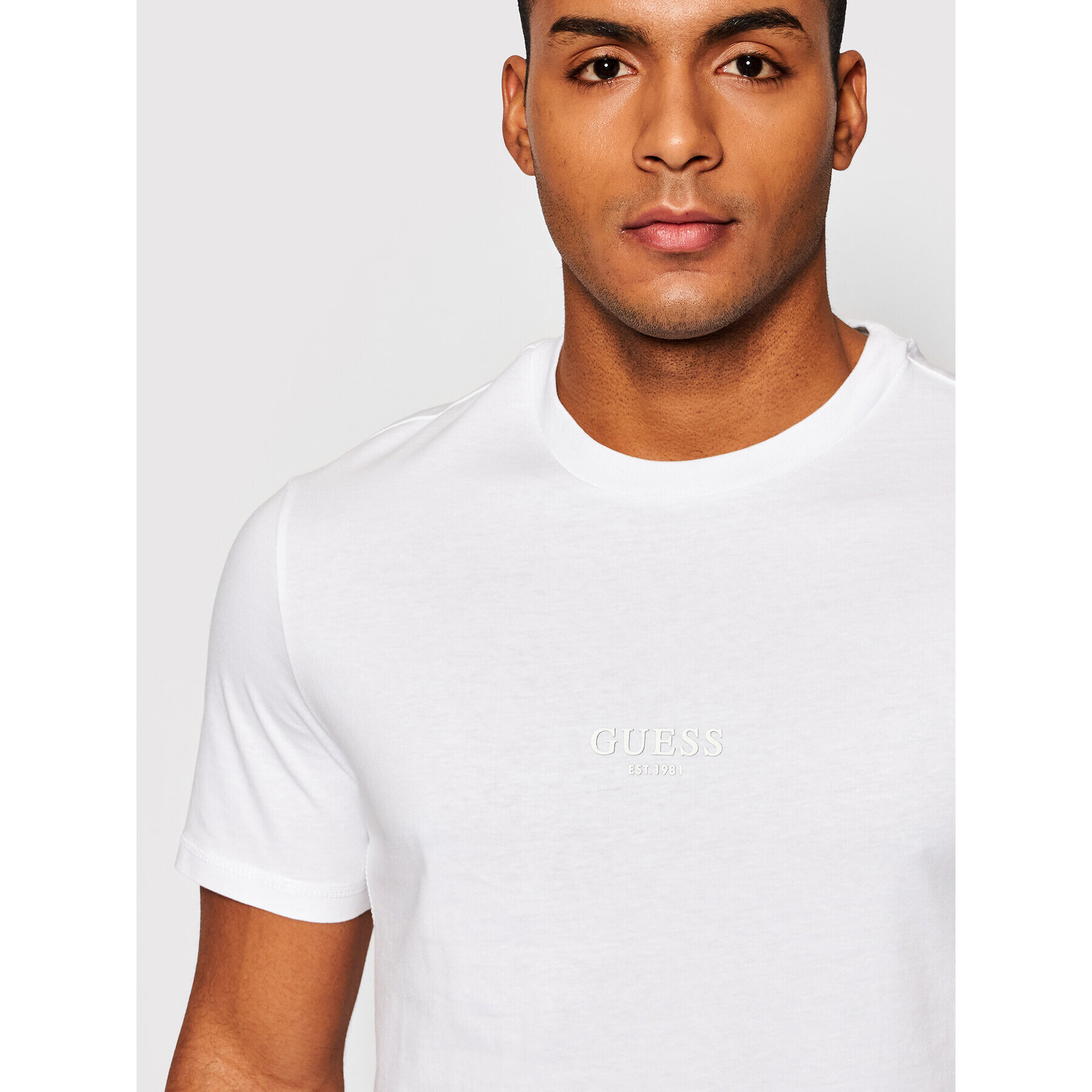 Guess T-Shirt Aidy M2GI10 I3Z11 Bílá Slim Fit - Pepit.cz