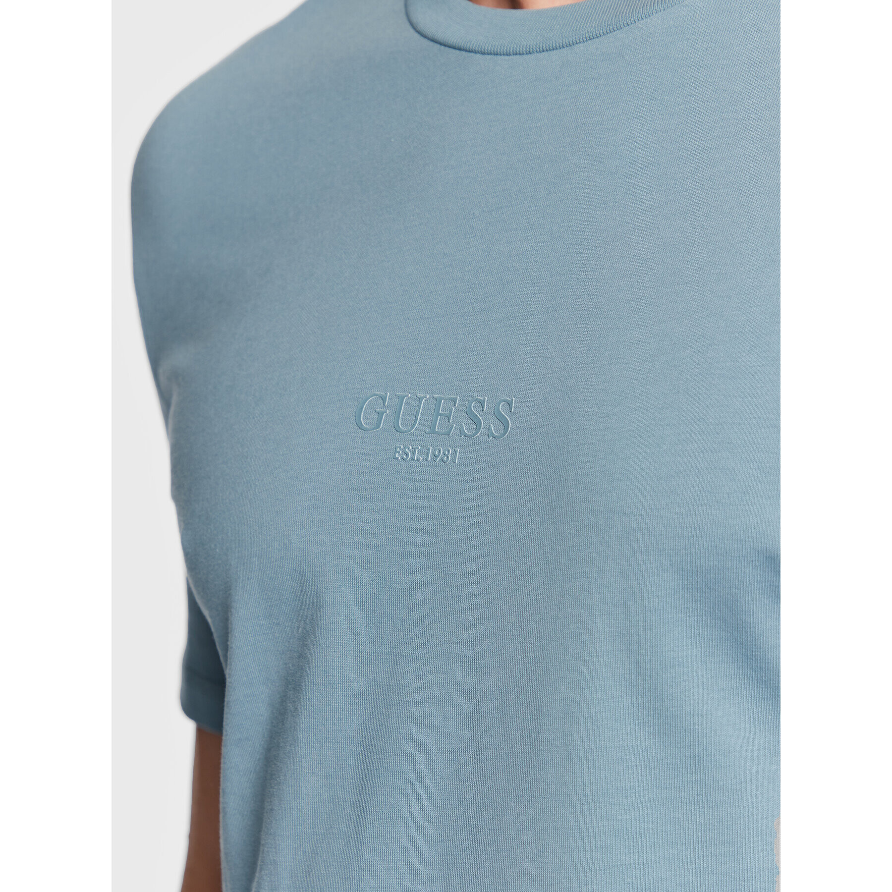 Guess T-Shirt Aidy M2YI72 I3Z11 Modrá Regular Fit - Pepit.cz