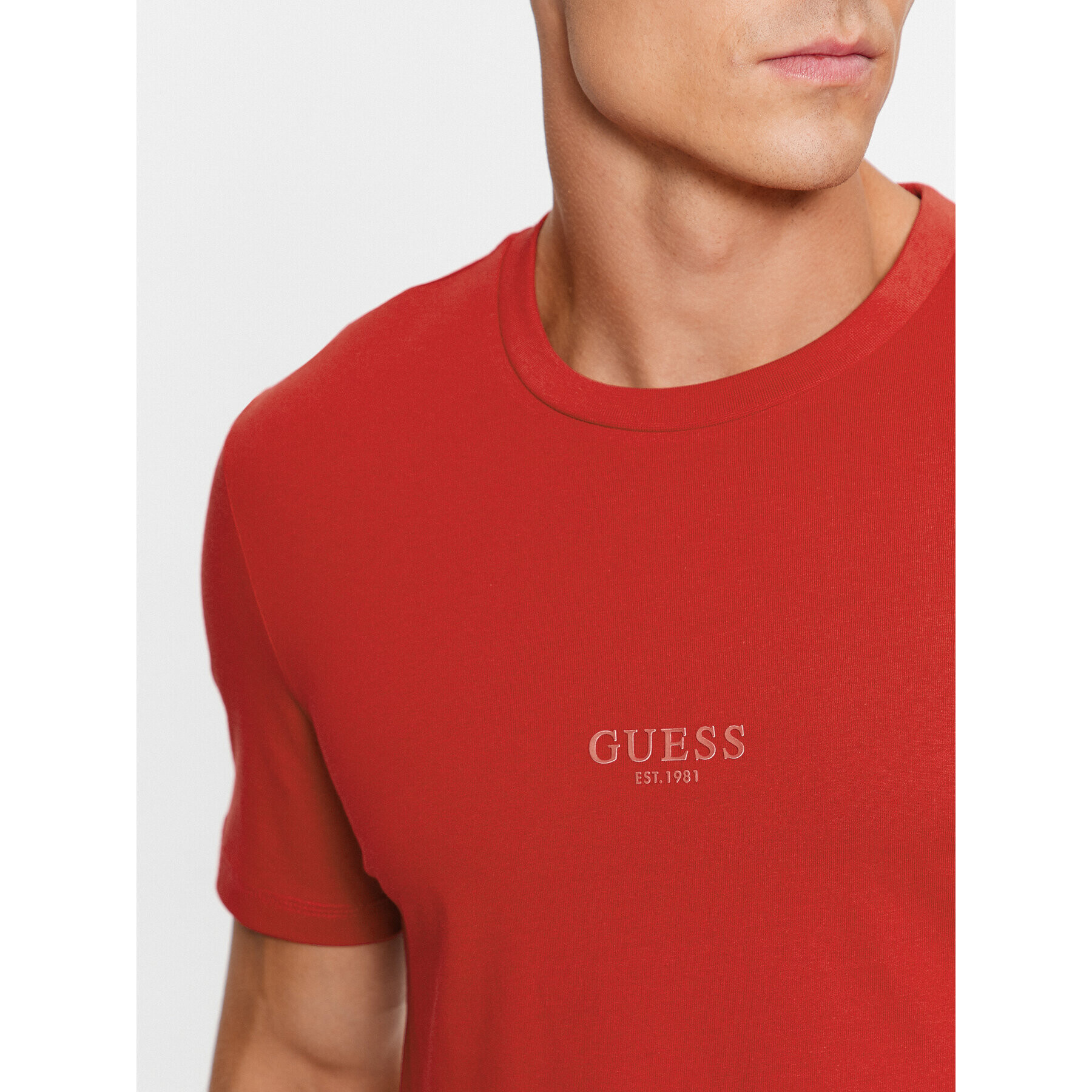 Guess T-Shirt Aidy M2YI72 I3Z14 Červená Regular Fit - Pepit.cz