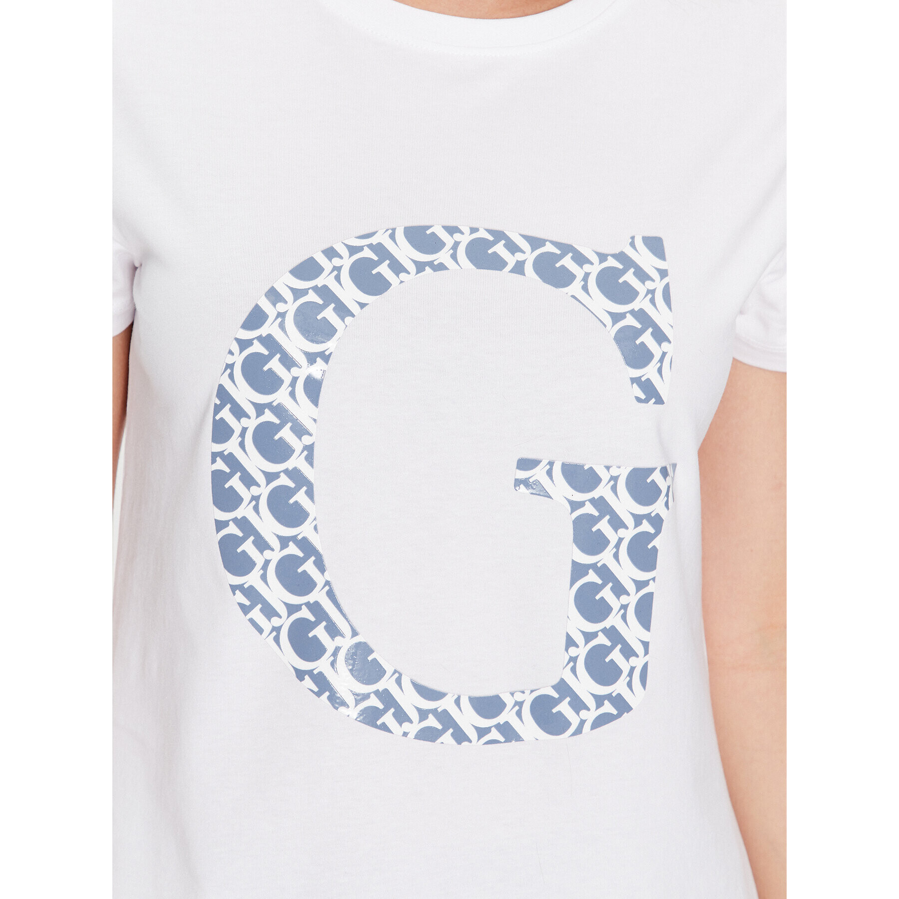 Guess T-Shirt Alethea V3GI00 I3Z14 Bílá Regular Fit - Pepit.cz