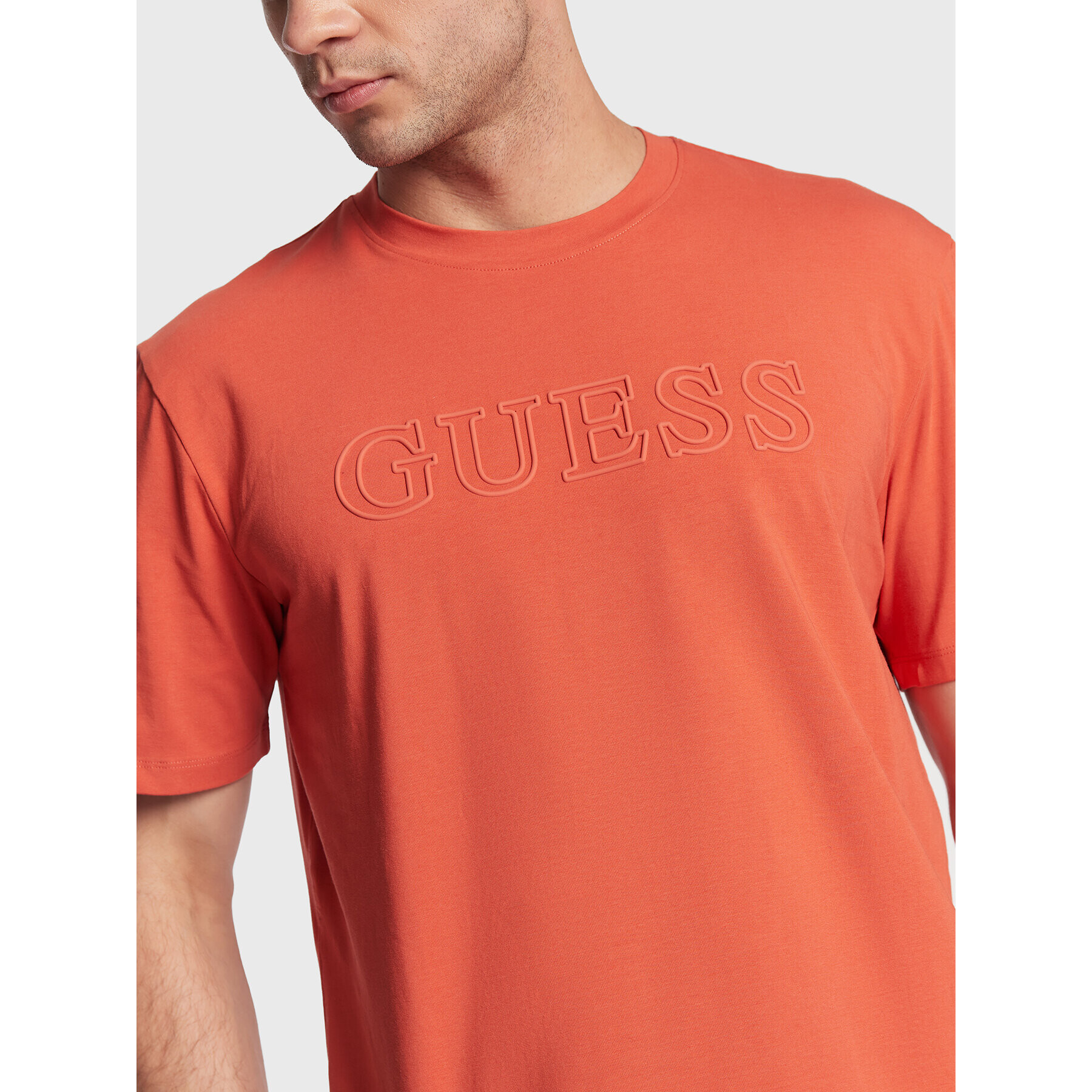 Guess T-Shirt Alphy Z2YI11 J1311 Červená Regular Fit - Pepit.cz