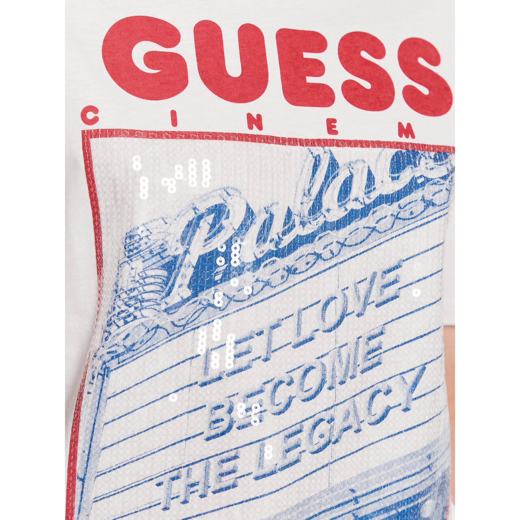 Guess T-Shirt Amanda W3RI34 I3Z14 Bílá Boxy Fit - Pepit.cz