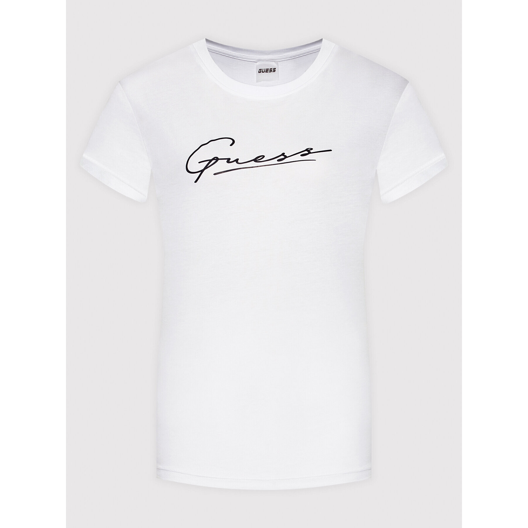 Guess T-Shirt Amelia O1BA08 K8HM0 Bílá Regular Fit - Pepit.cz