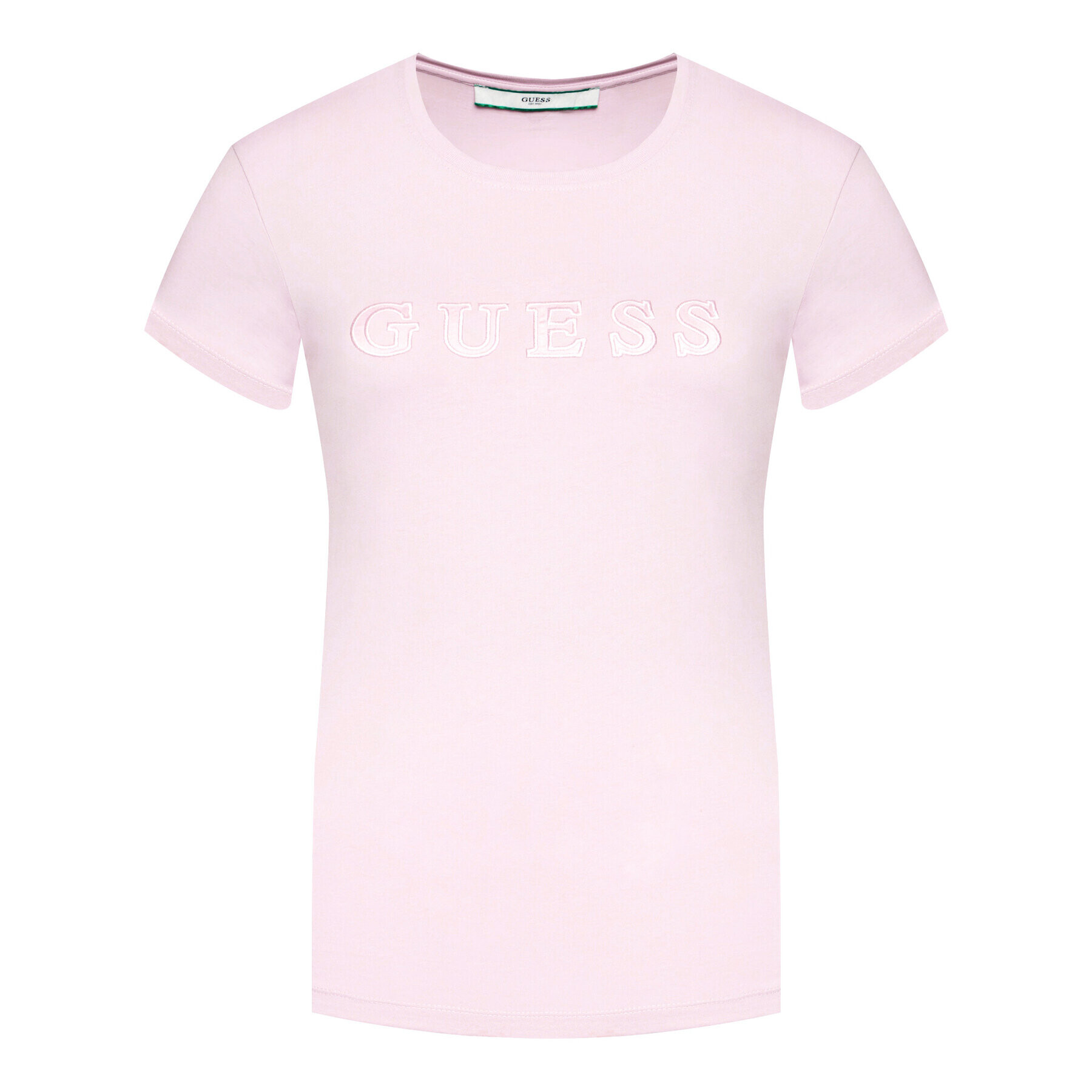 Guess T-Shirt Amice O1GA05 K8HM0 Růžová Regular Fit - Pepit.cz