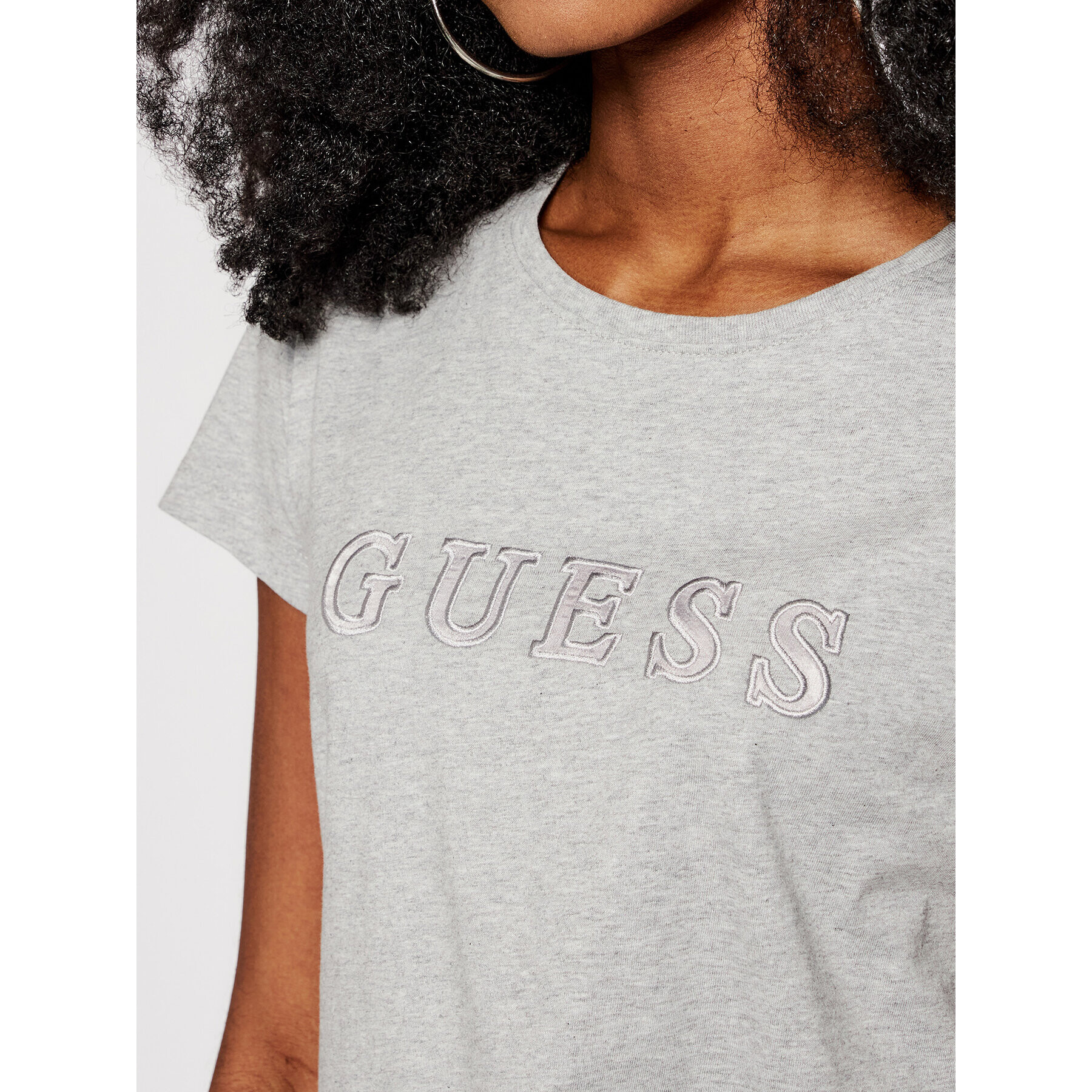 Guess T-Shirt Amice O1GA05 K8HM0 Šedá Regular Fit - Pepit.cz