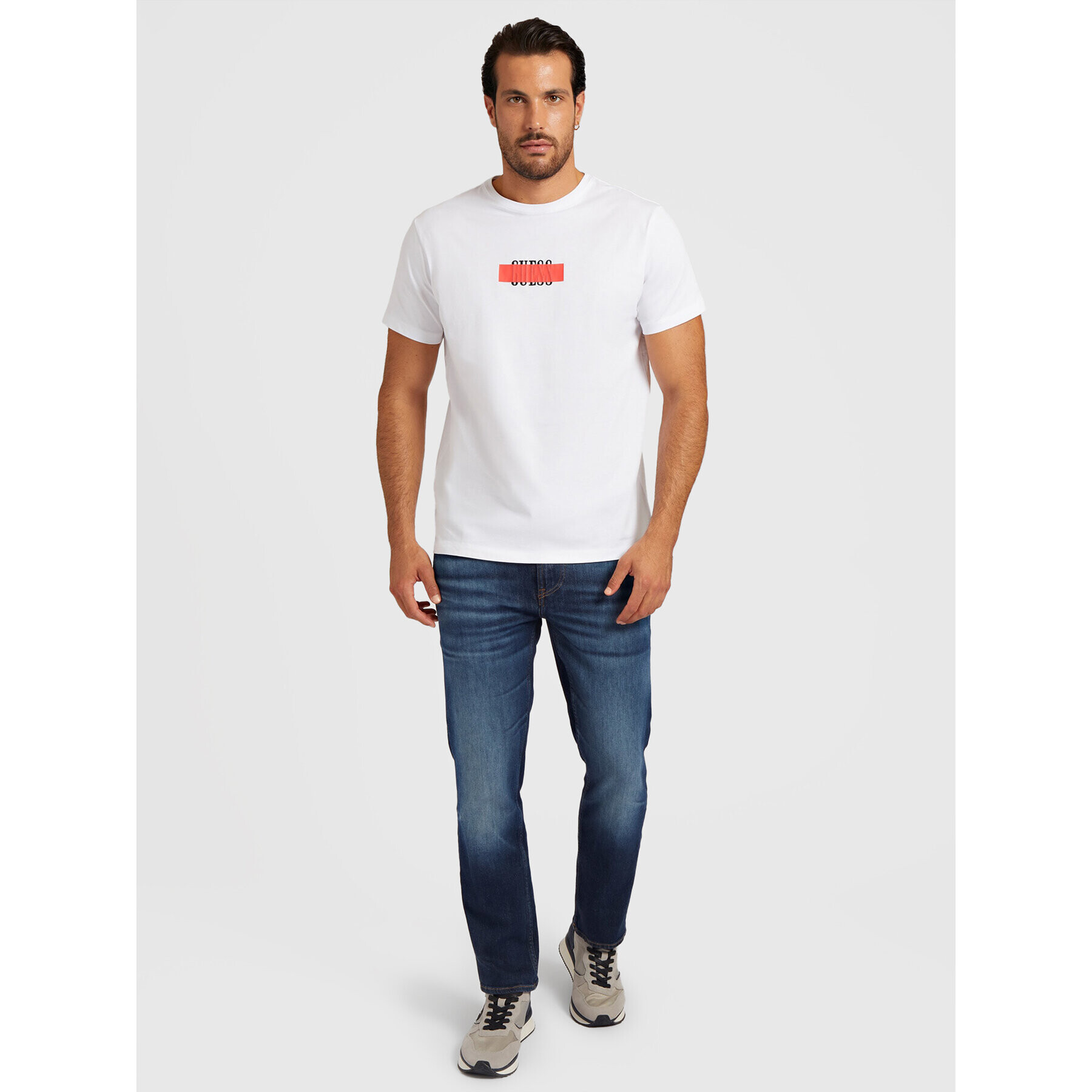 Guess T-Shirt Ardis M2BI56 I3Z14 Bílá Regular Fit - Pepit.cz