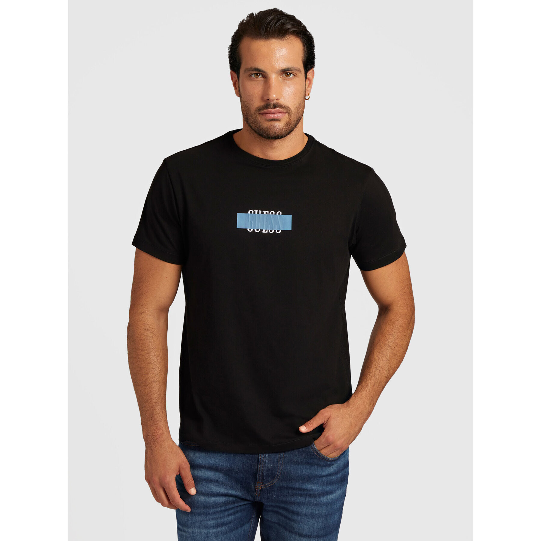 Guess T-Shirt Ardis M2BI56 I3Z14 Černá Regular Fit - Pepit.cz